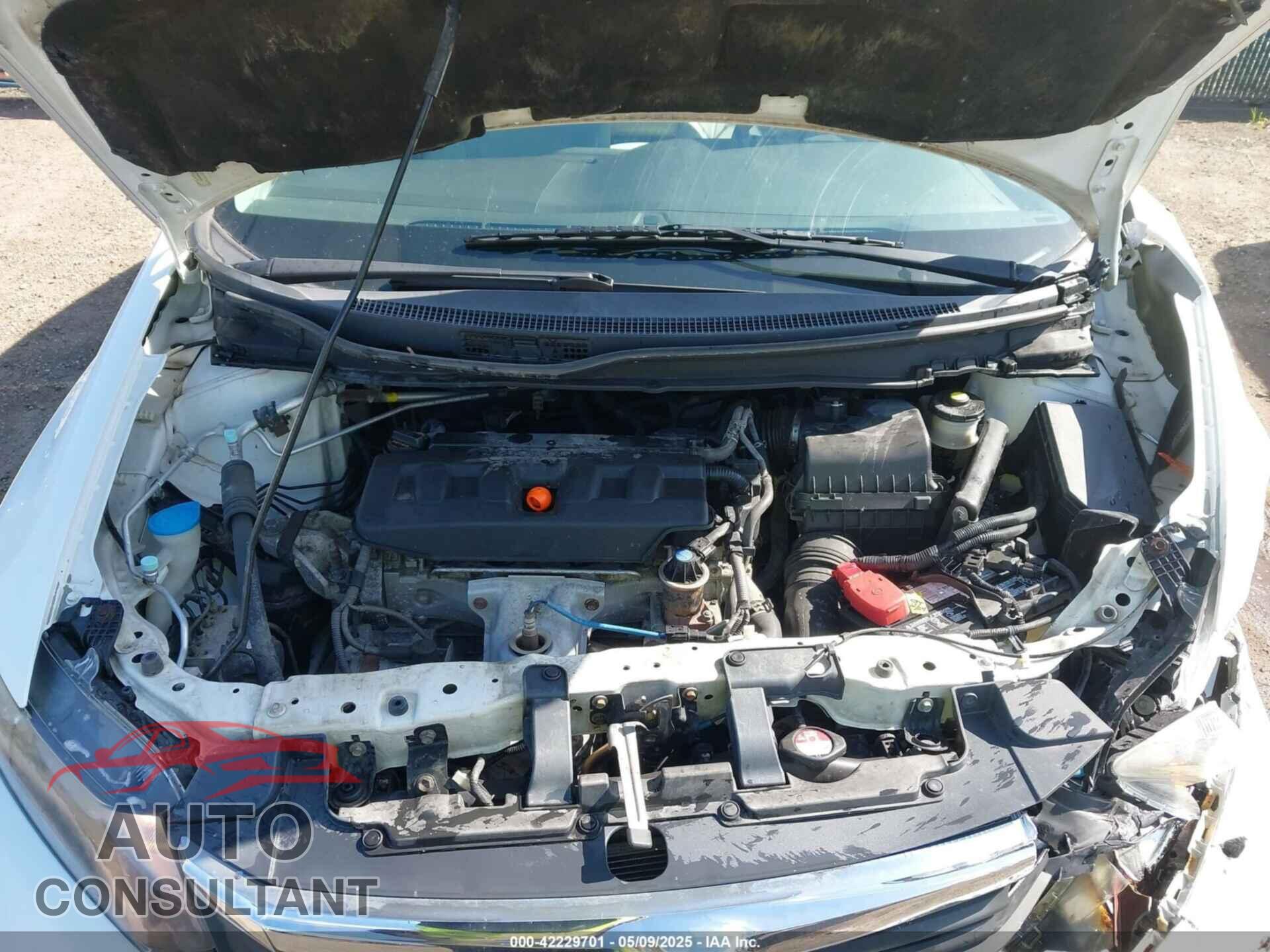HONDA CIVIC 2012 - 19XFB2F58CE341225