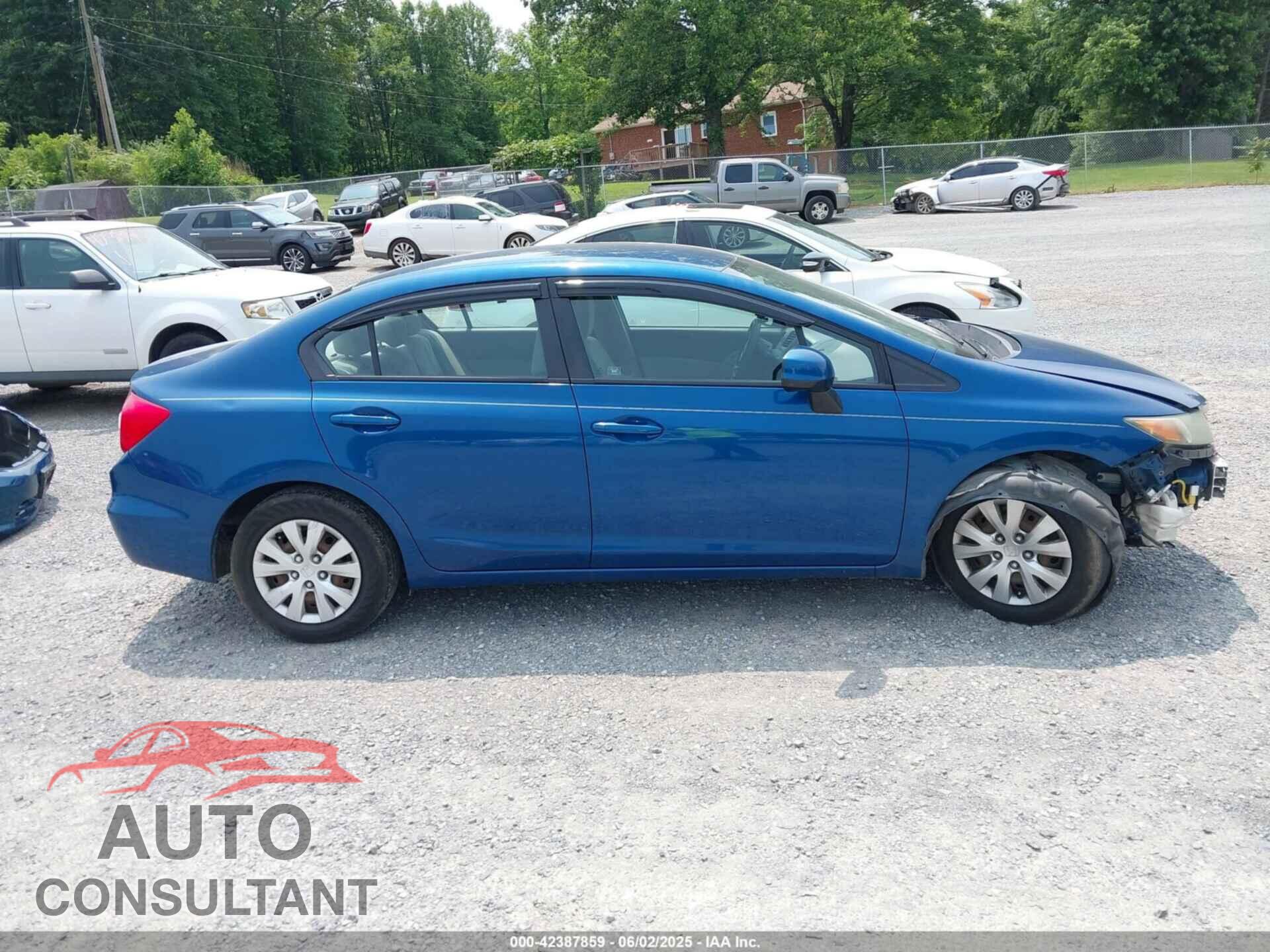 HONDA CIVIC 2012 - 19XFB2F57CE058069