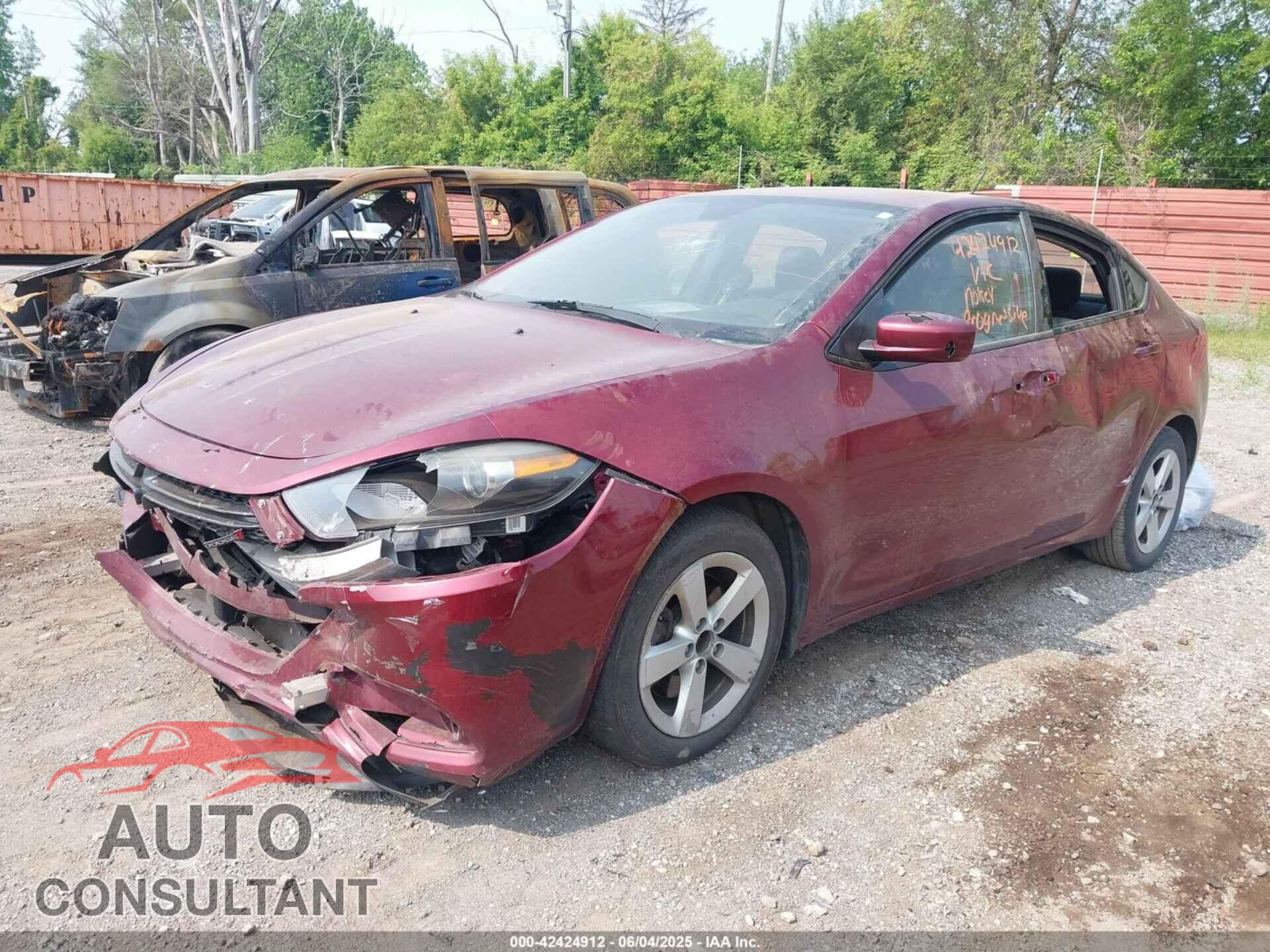 DODGE DART 2015 - 1C3CDFBB7FD352355