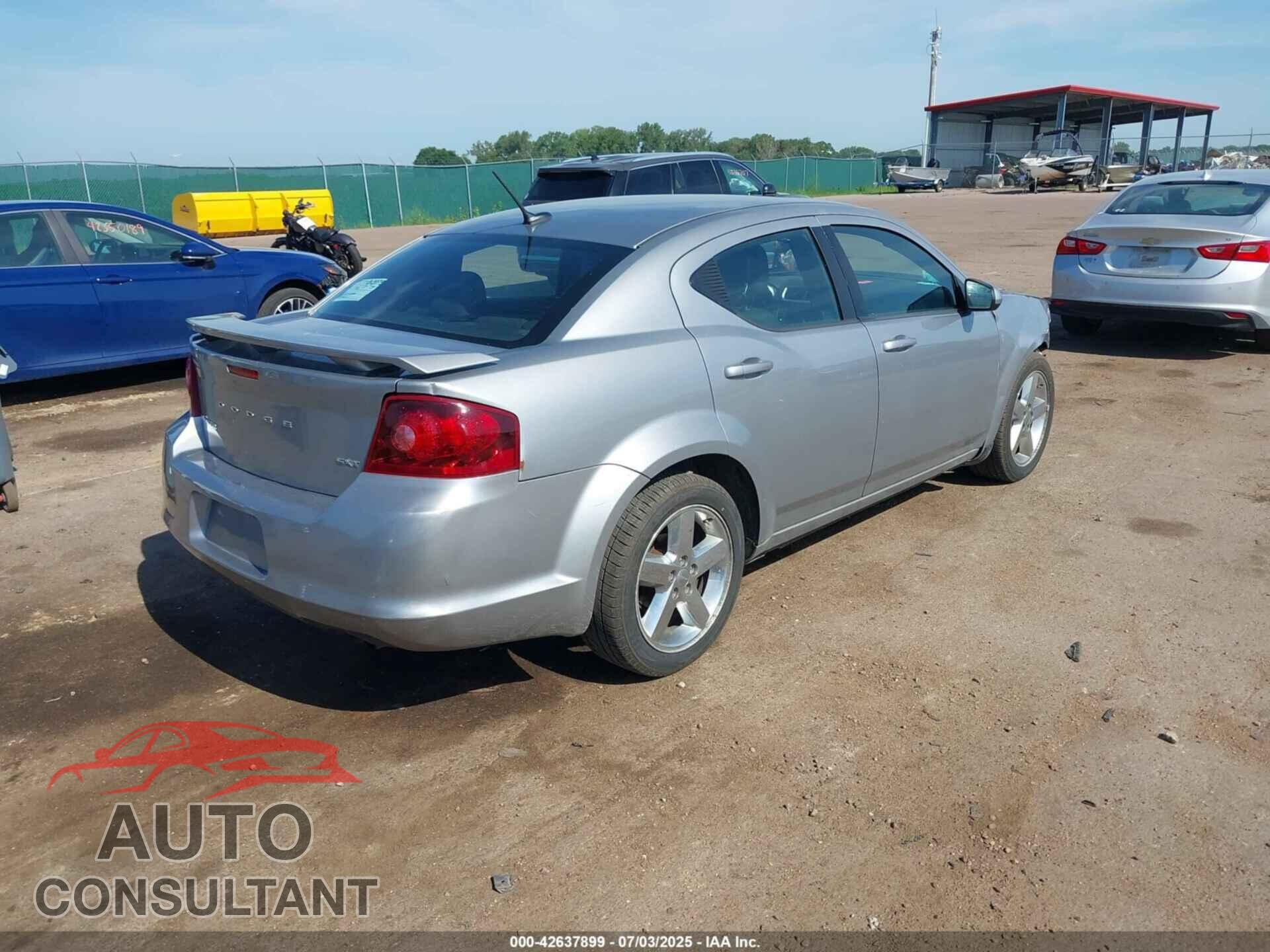 DODGE AVENGER 2013 - 1C3CDZCB5DN548575