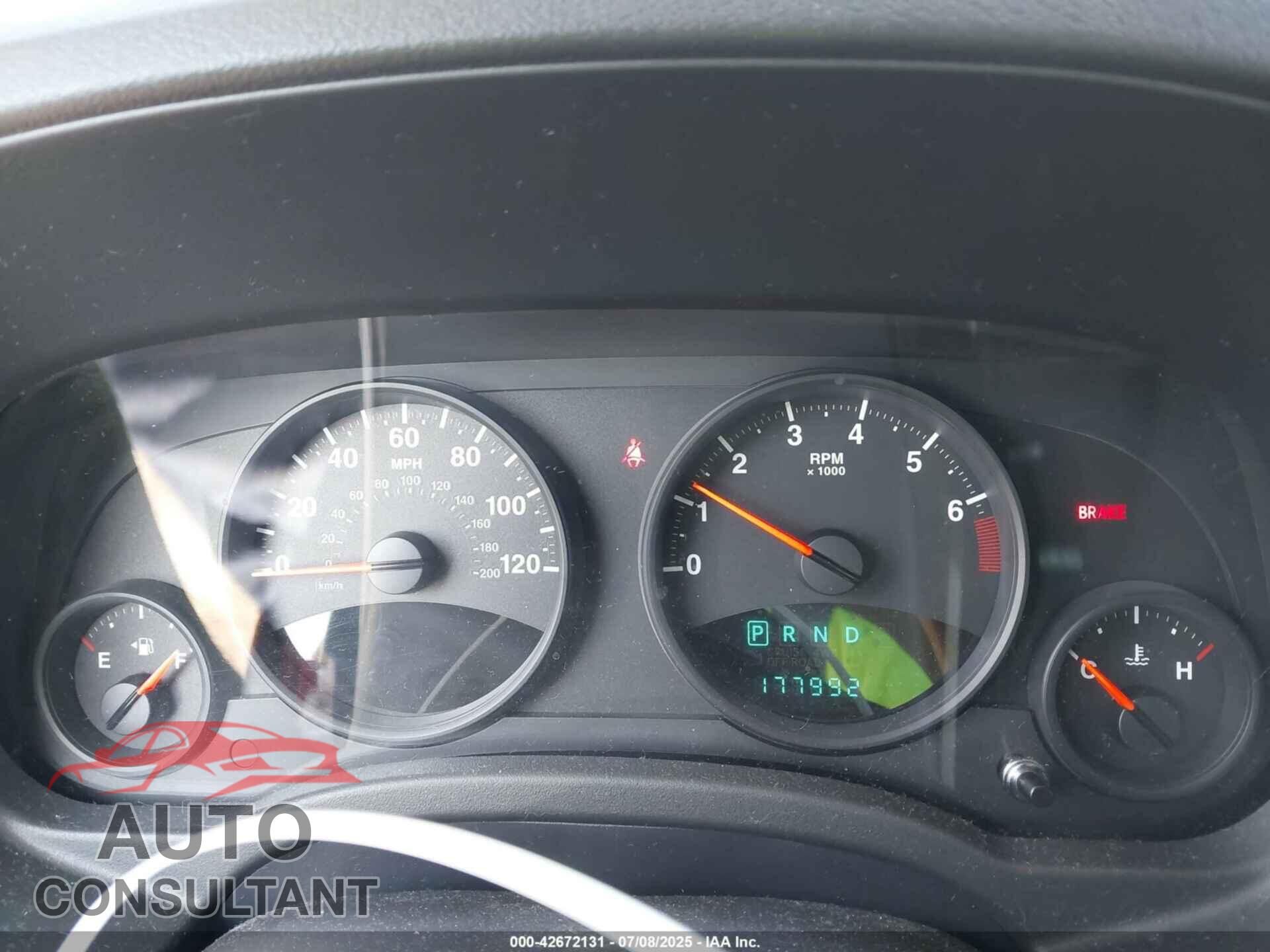JEEP COMPASS 2011 - 1J4NF1FB7BD135629