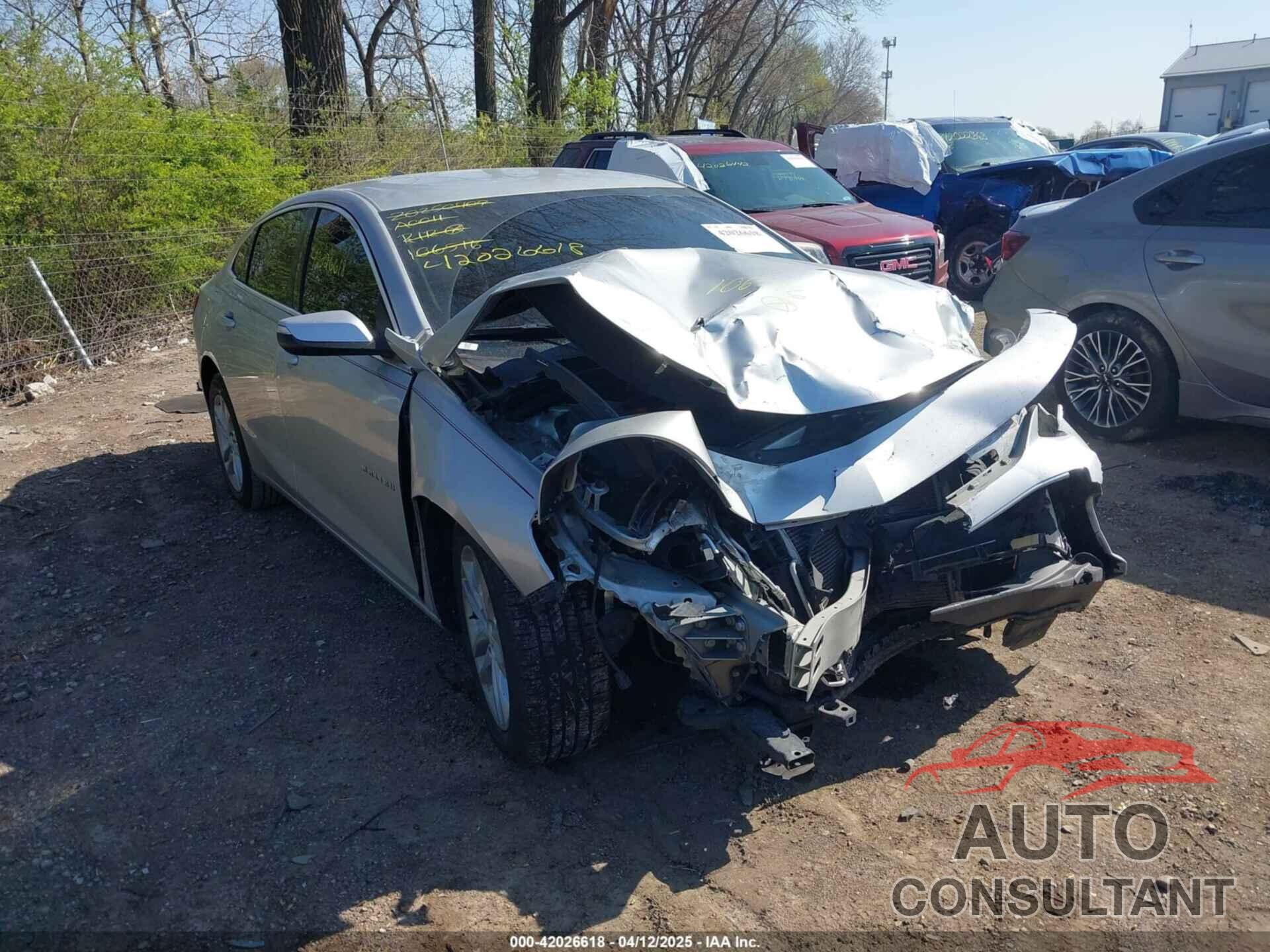 CHEVROLET MALIBU 2017 - 1G1ZE5ST6HF106516