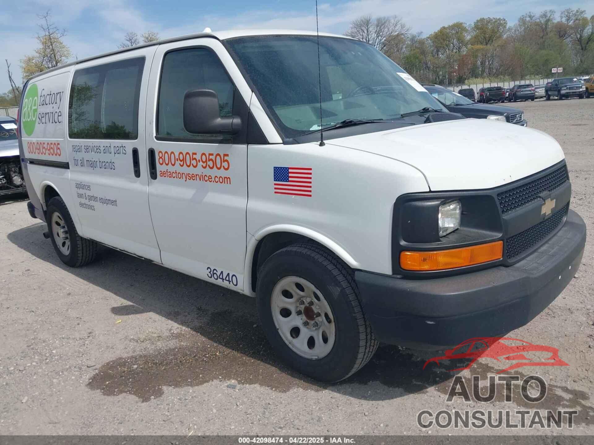 CHEVROLET EXPRESS 2013 - 1GCSGAFX5D1162107