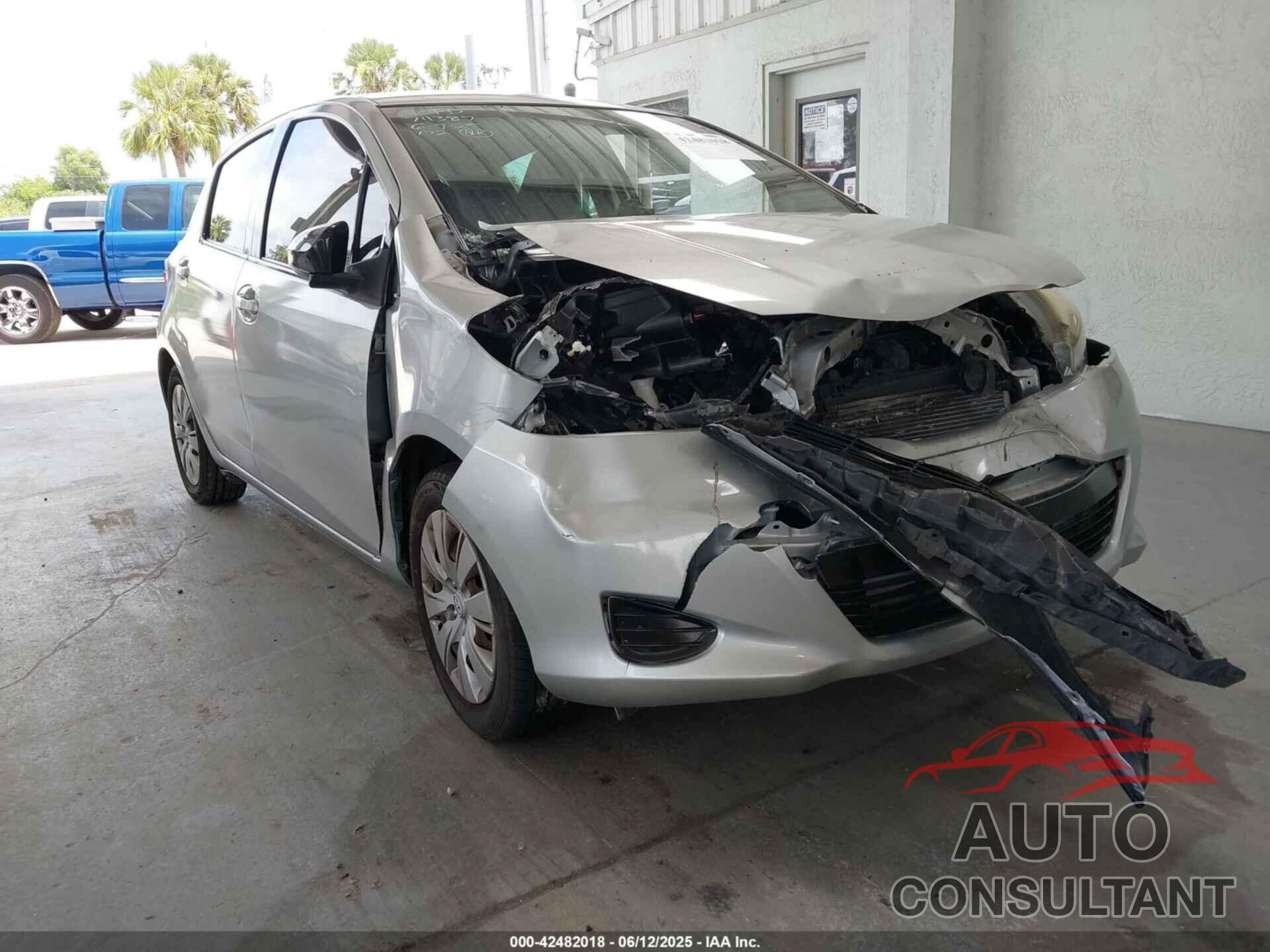 TOYOTA YARIS 2012 - JTDKTUD38CD508791