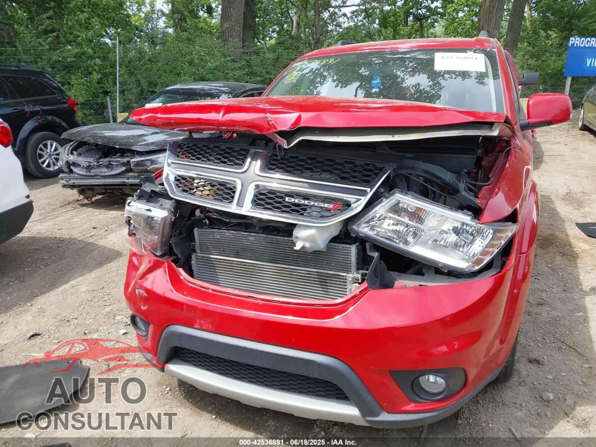 DODGE JOURNEY 2015 - 3C4PDCBG6FT532007