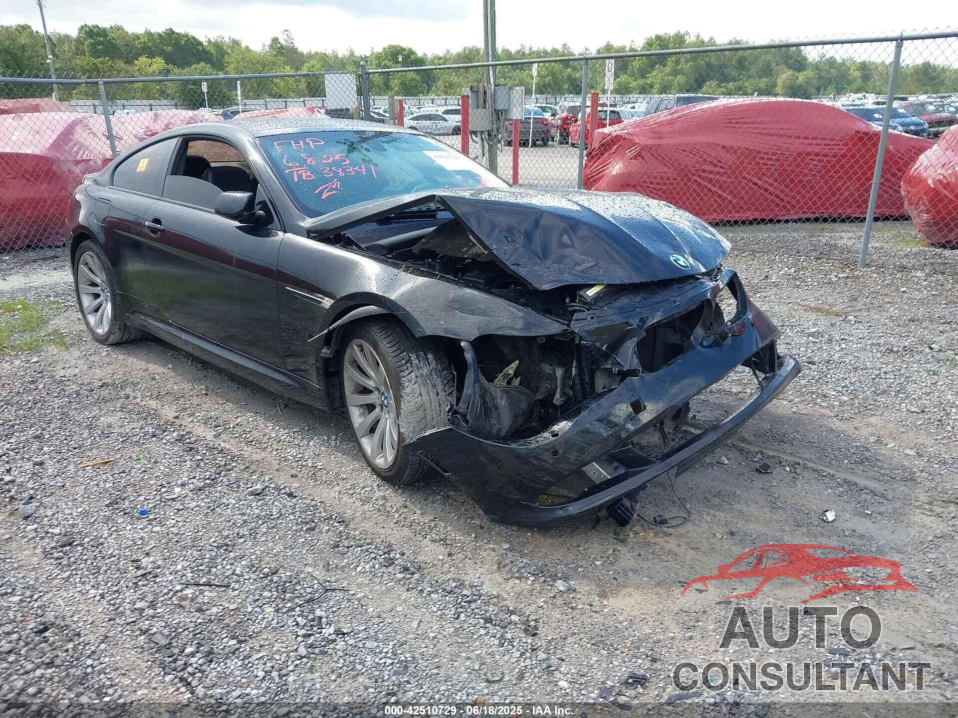 BMW 650I 2009 - WBAEA53589CV92599