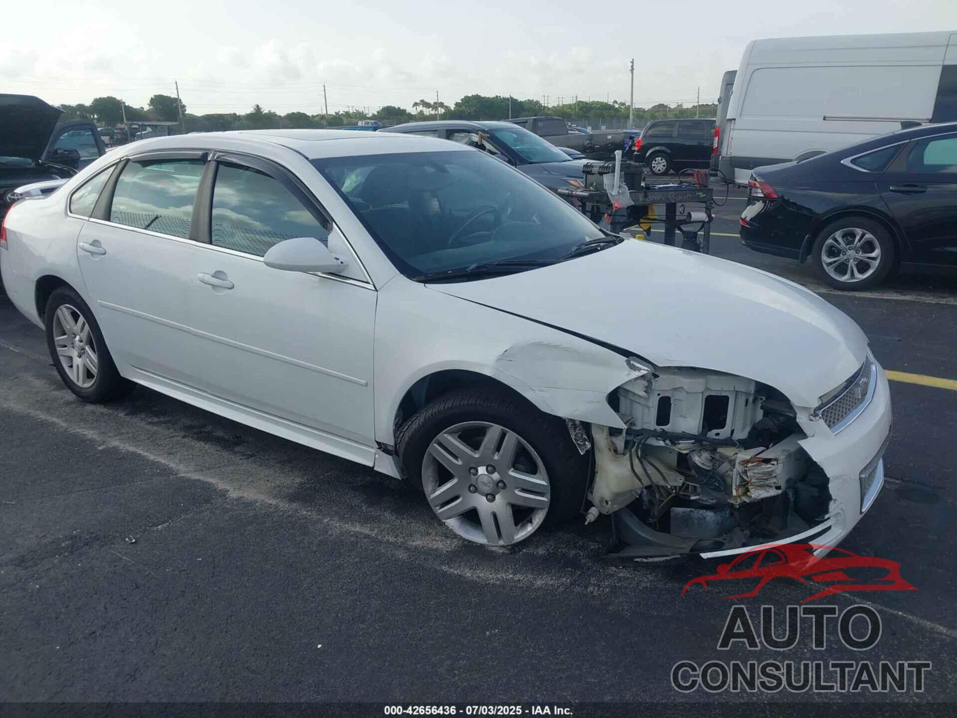 CHEVROLET IMPALA 2012 - 2G1WG5E31C1148830
