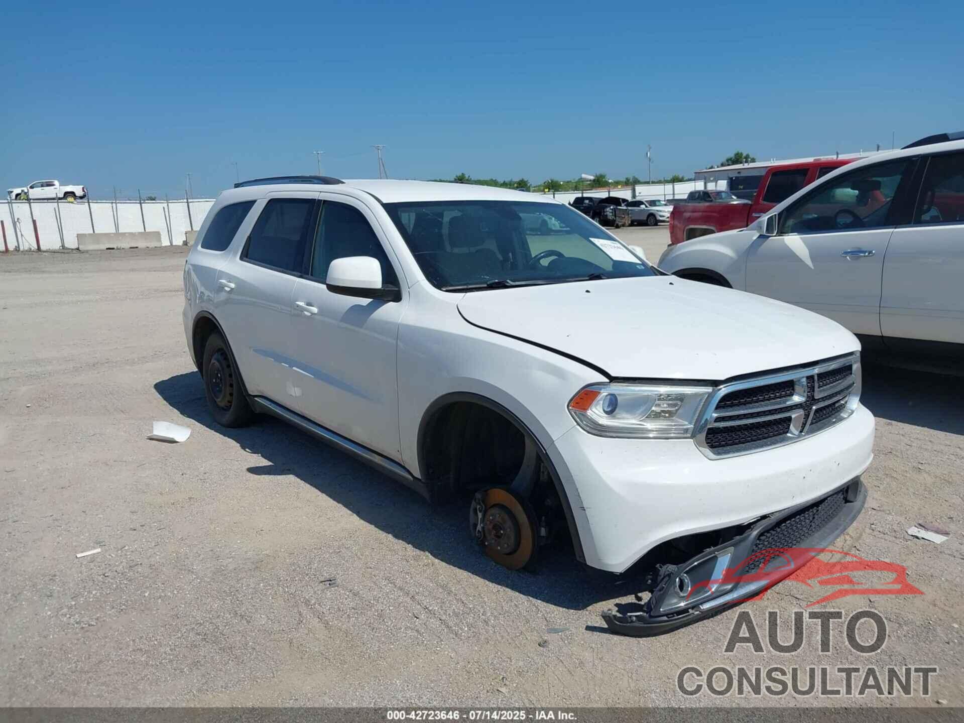 DODGE DURANGO 2018 - 1C4RDJAG3JC393506