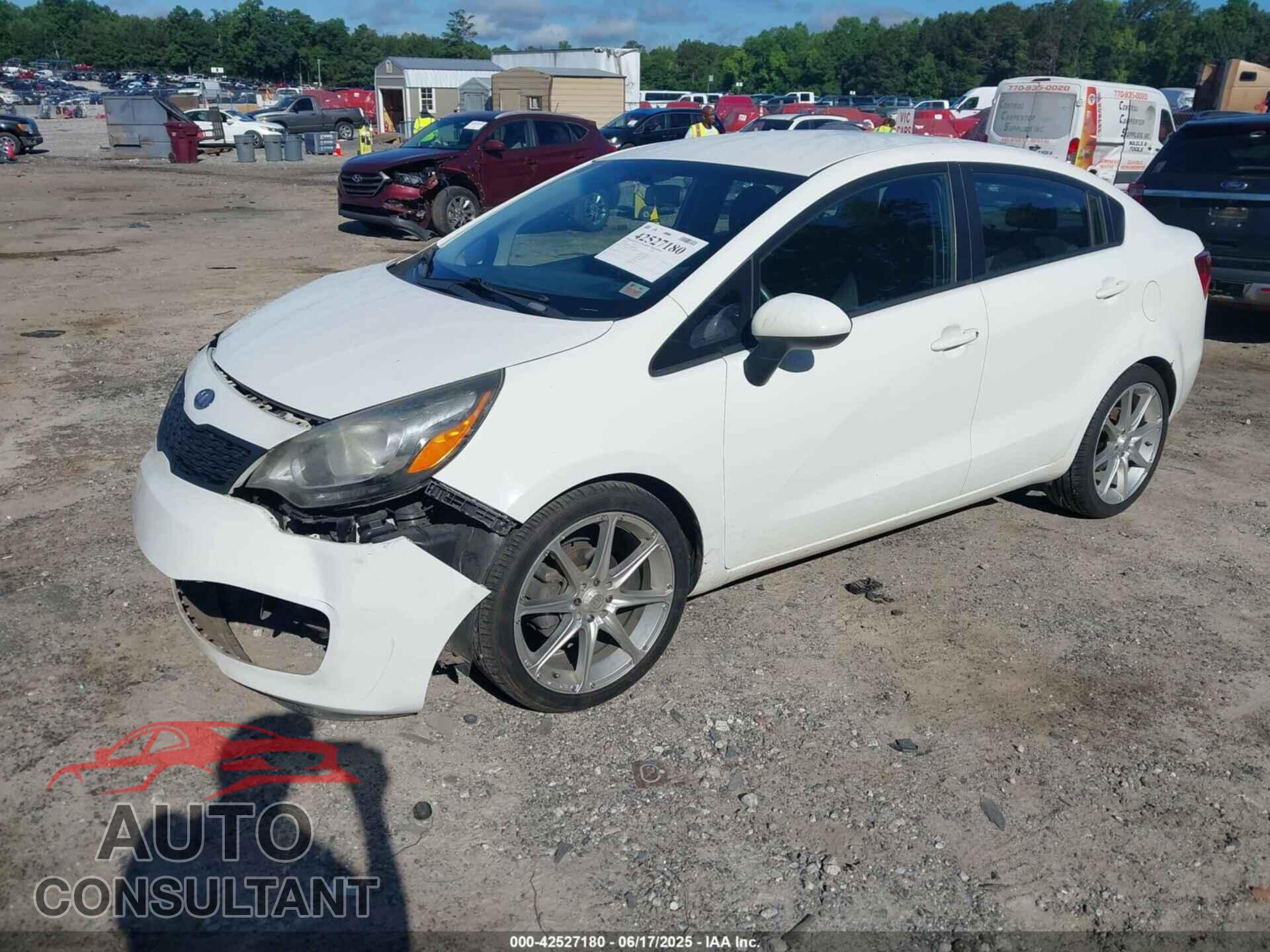 KIA RIO 2012 - KNADM4A35C6072848