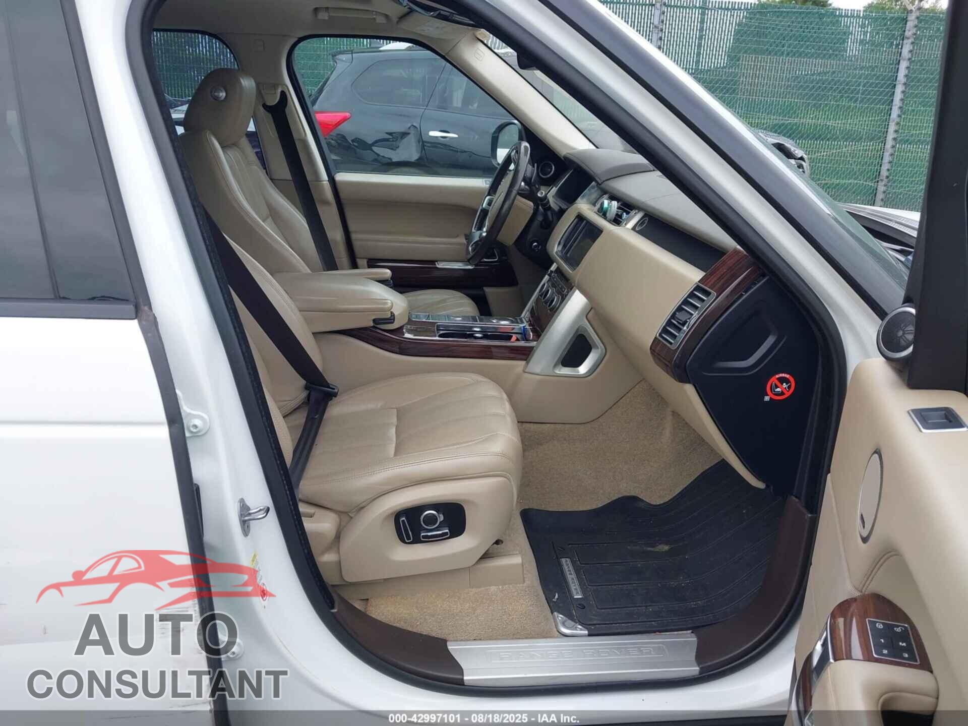 LAND ROVER RANGE ROVER 2016 - SALGS2KF2GA261407