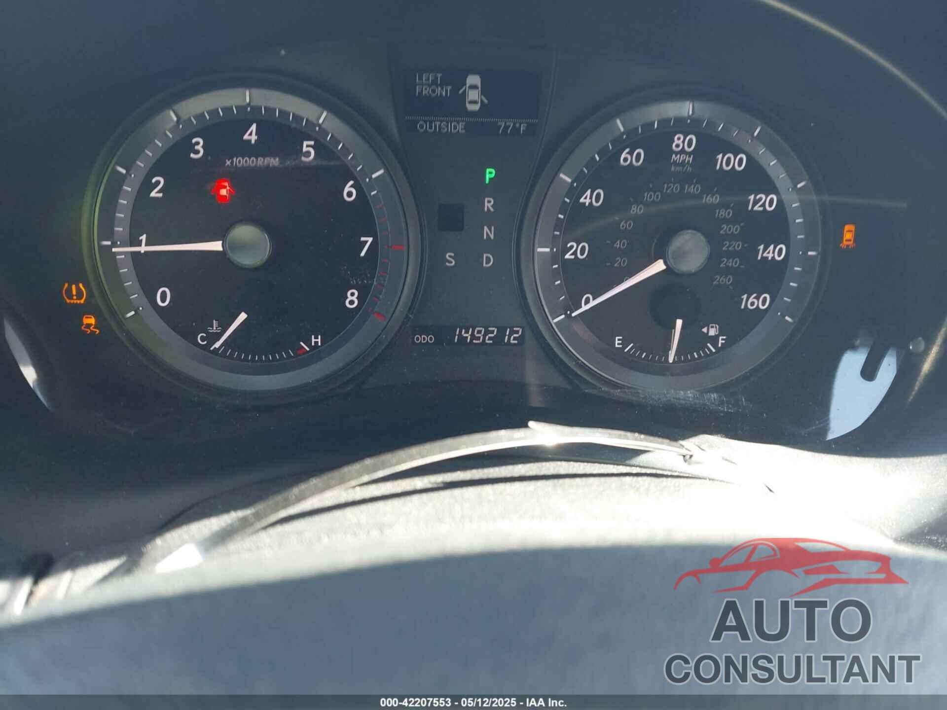 LEXUS ES 350 2009 - JTHBJ46G692333708