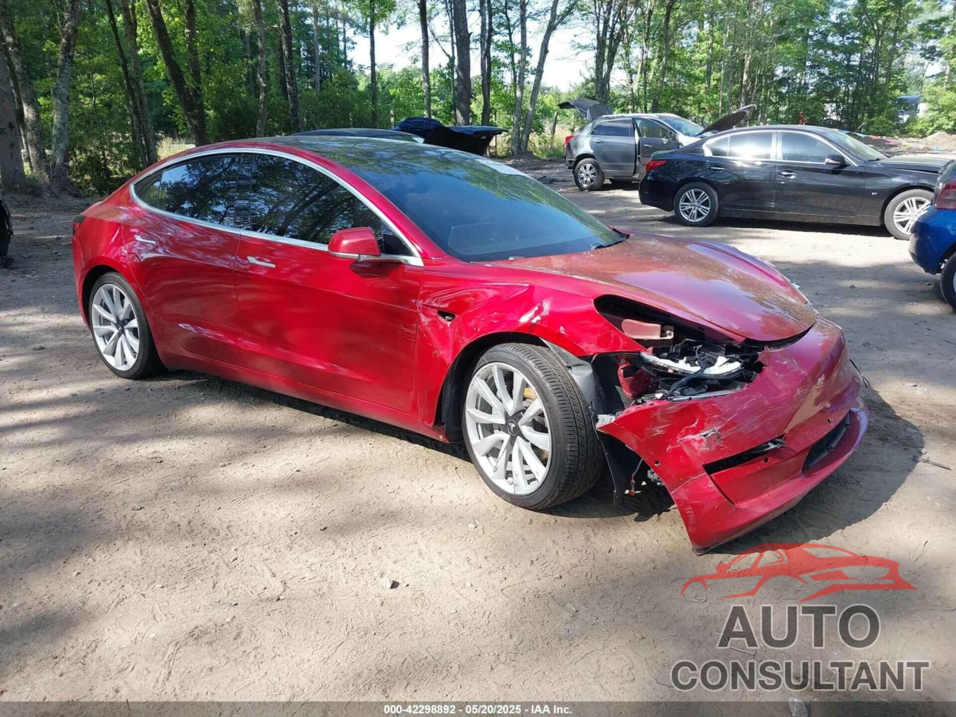 TESLA MODEL 3 2018 - 5YJ3E1EBXJF133625