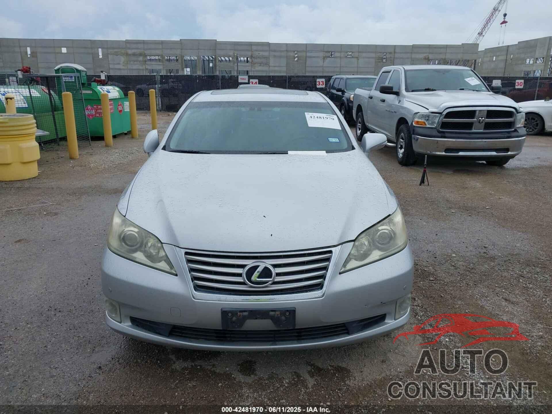 LEXUS ES 350 2012 - JTHBK1EG1C2499297
