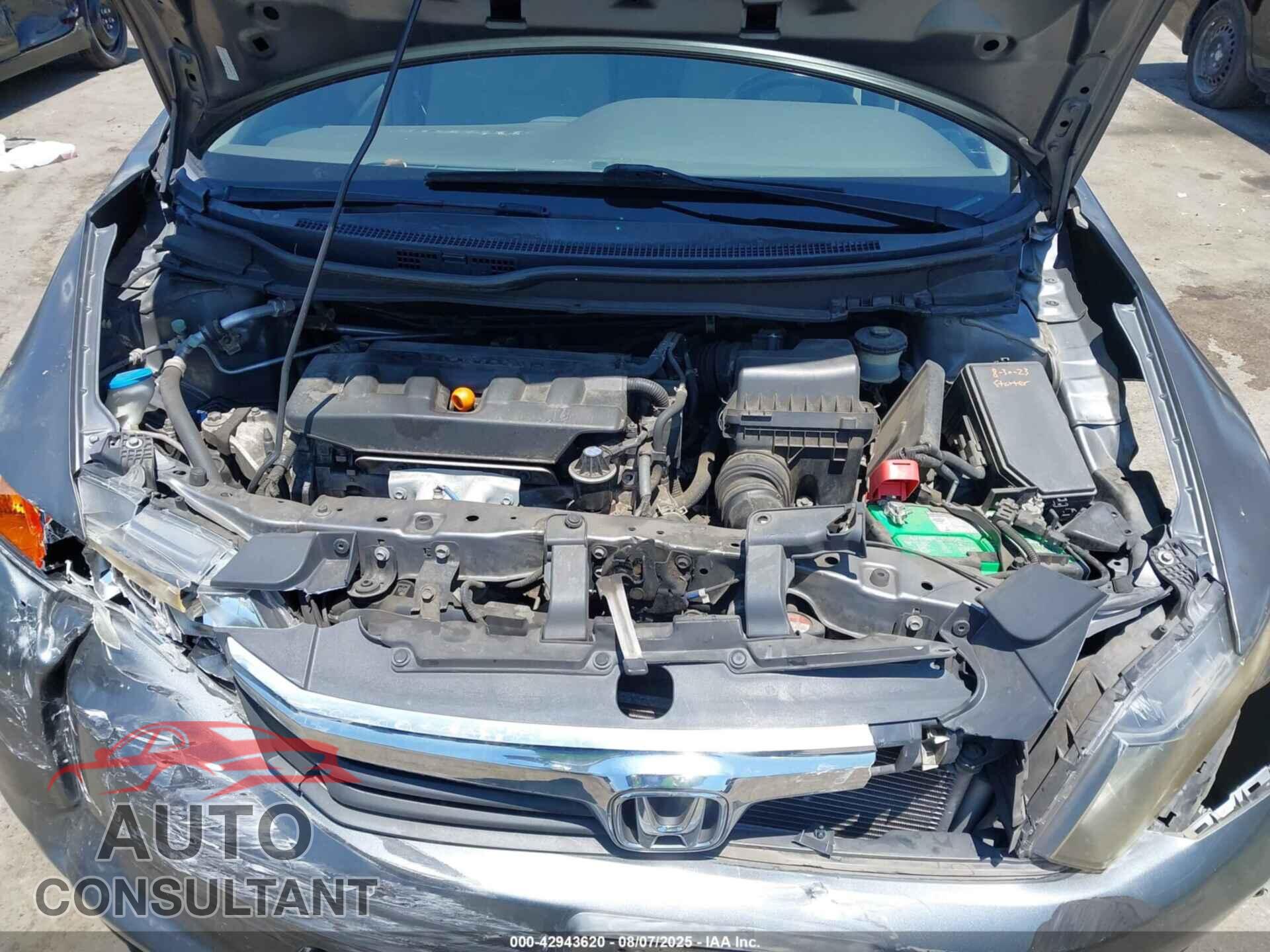 HONDA CIVIC 2012 - JHMFB2F58CS005215