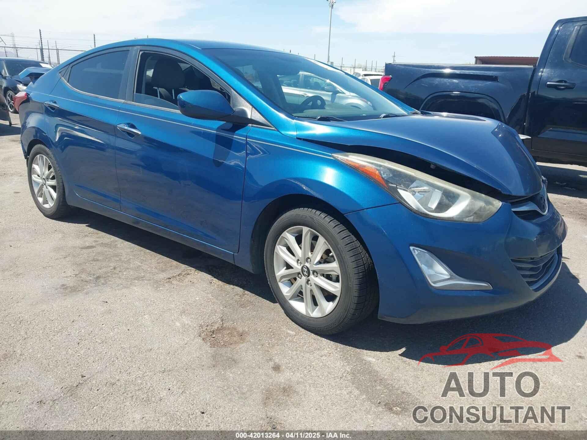 HYUNDAI ELANTRA 2014 - KMHDH4AE1EU141814