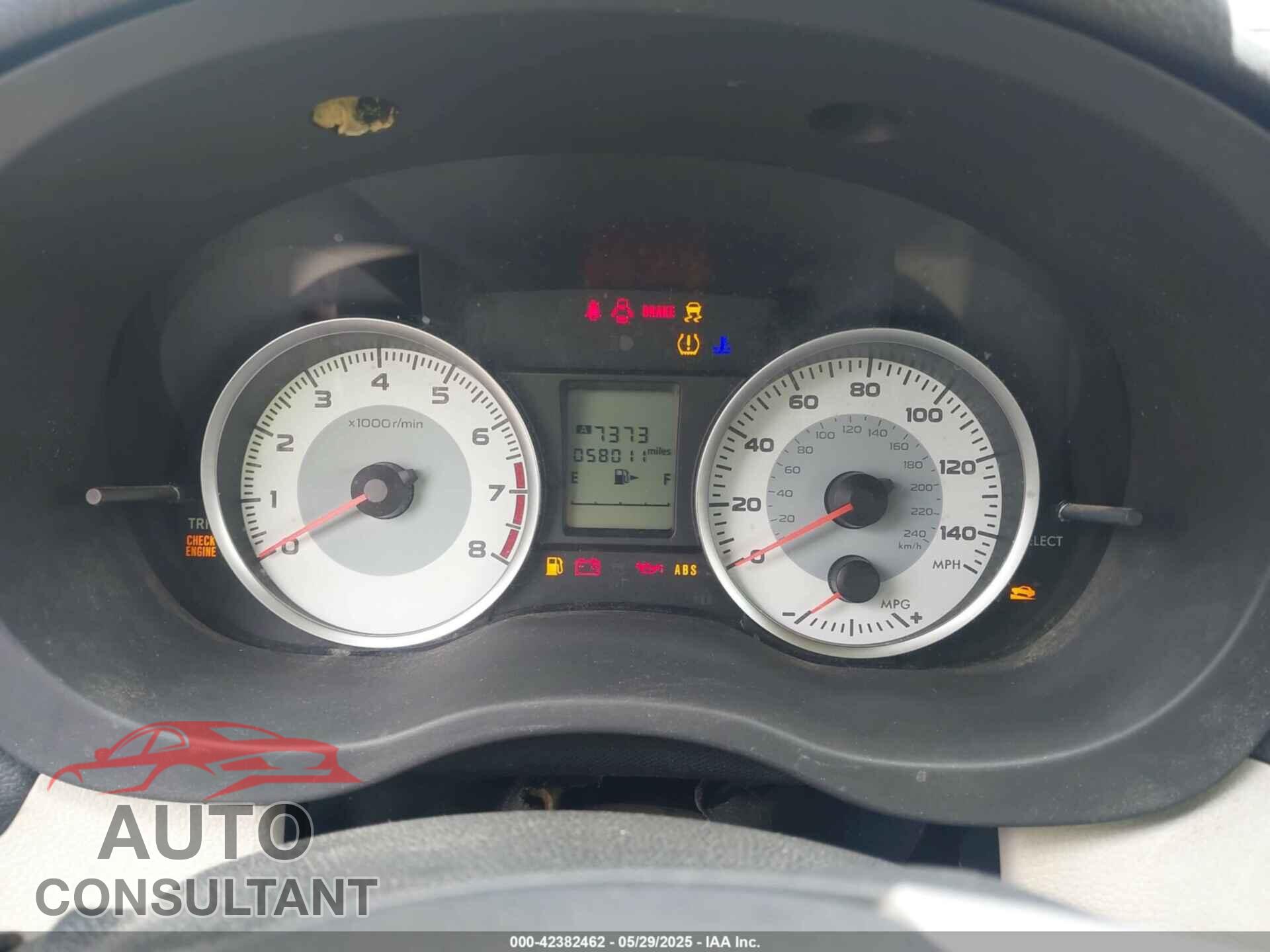 SUBARU IMPREZA 2014 - JF1GPAL68E9275950