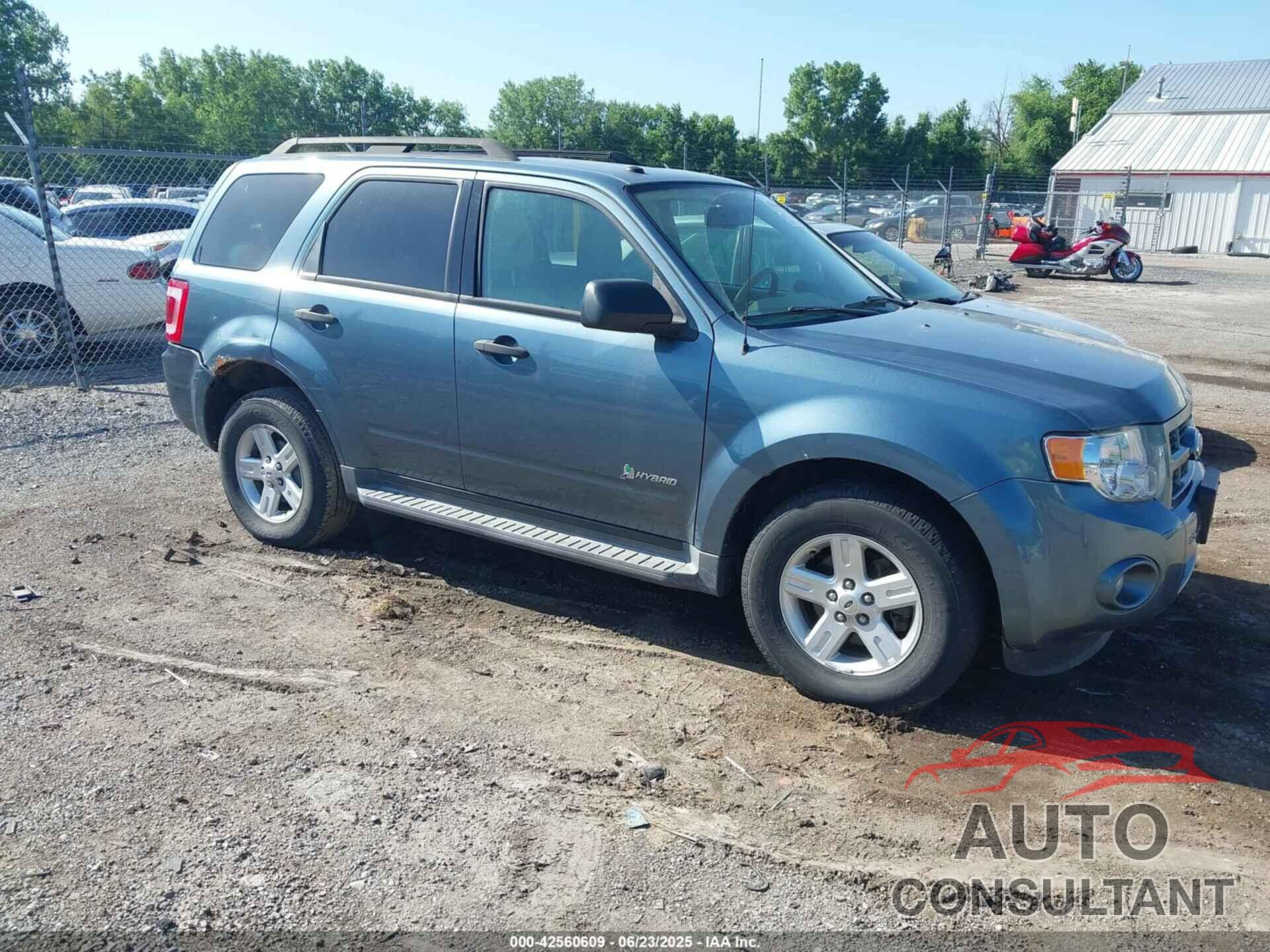 FORD ESCAPE HYBRID 2011 - 1FMCU5K33BKA43952