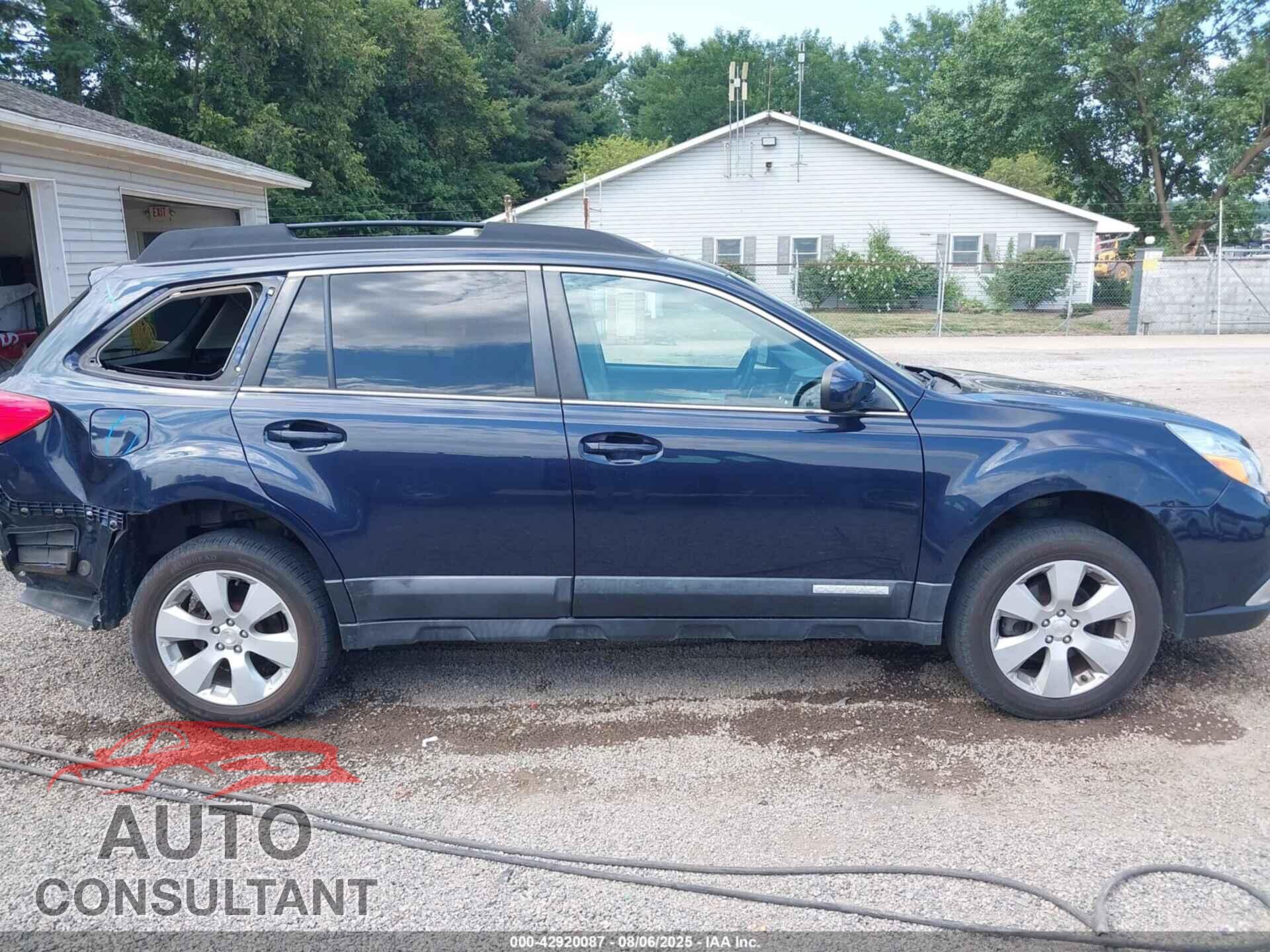 SUBARU OUTBACK 2012 - 4S4BRBCC5C3228106