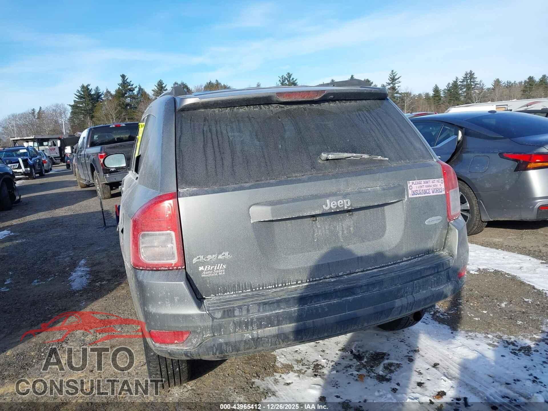 JEEP COMPASS 2012 - 1C4NJDEB3CD552061