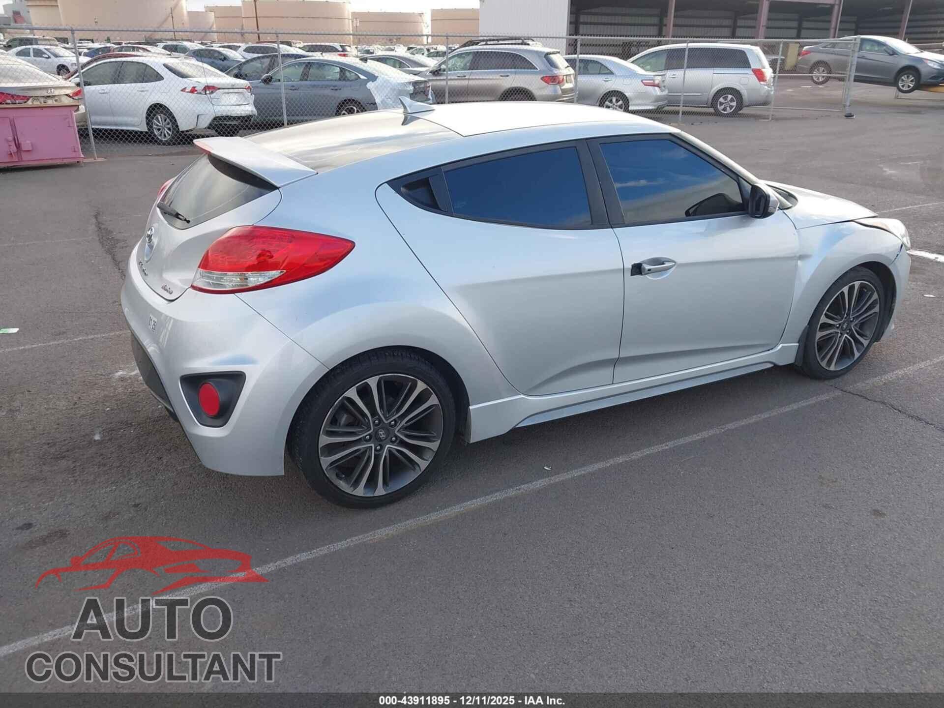 HYUNDAI VELOSTER 2016 - KMHTC6AE3GU289357