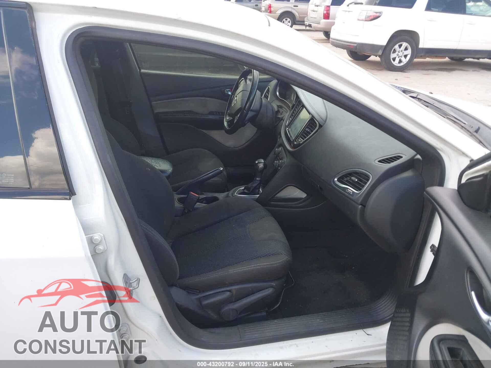 DODGE DART 2015 - 1C3CDFBB2FD421534
