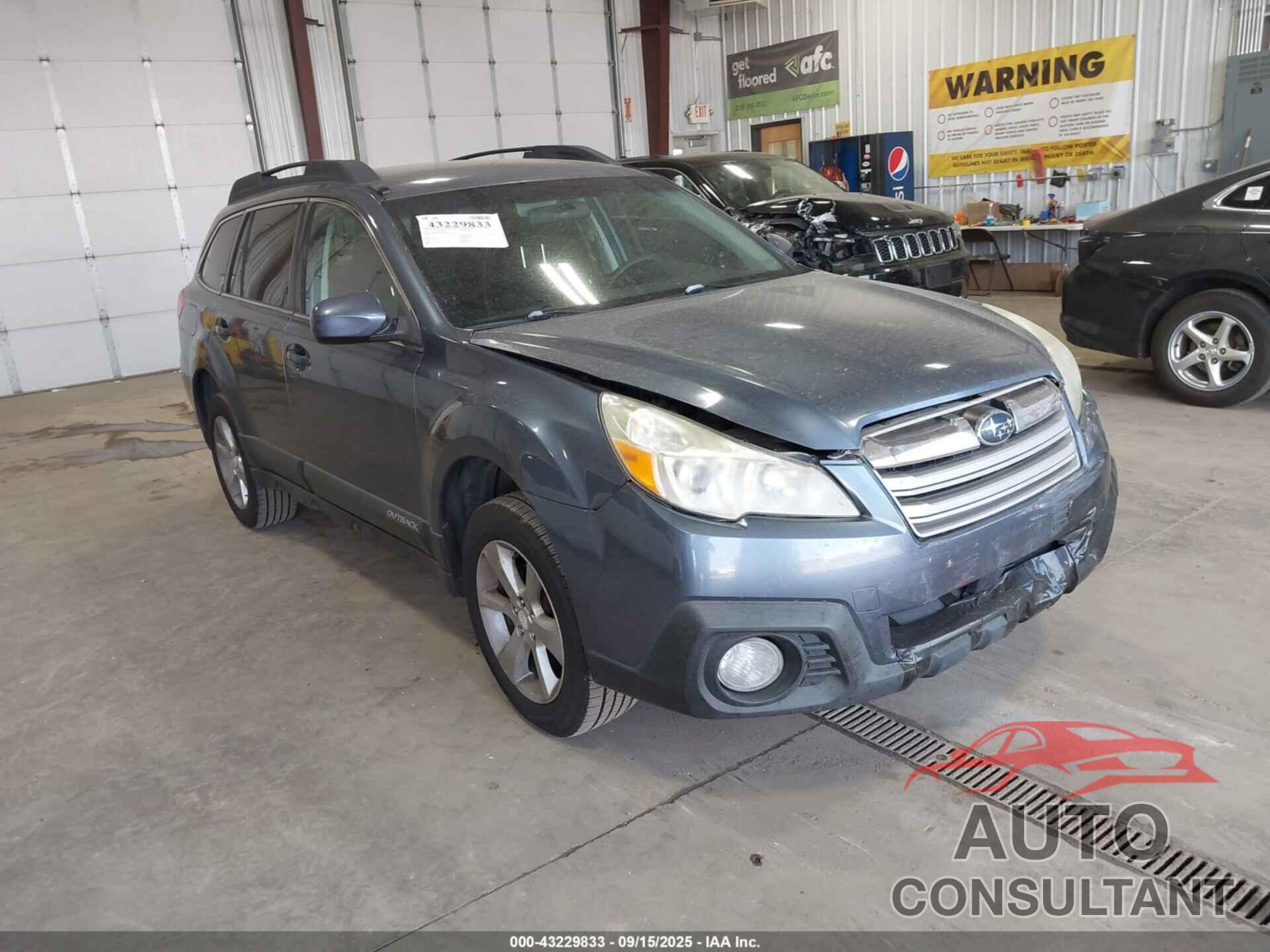 SUBARU OUTBACK 2013 - 4S4BRBCC5D3316008