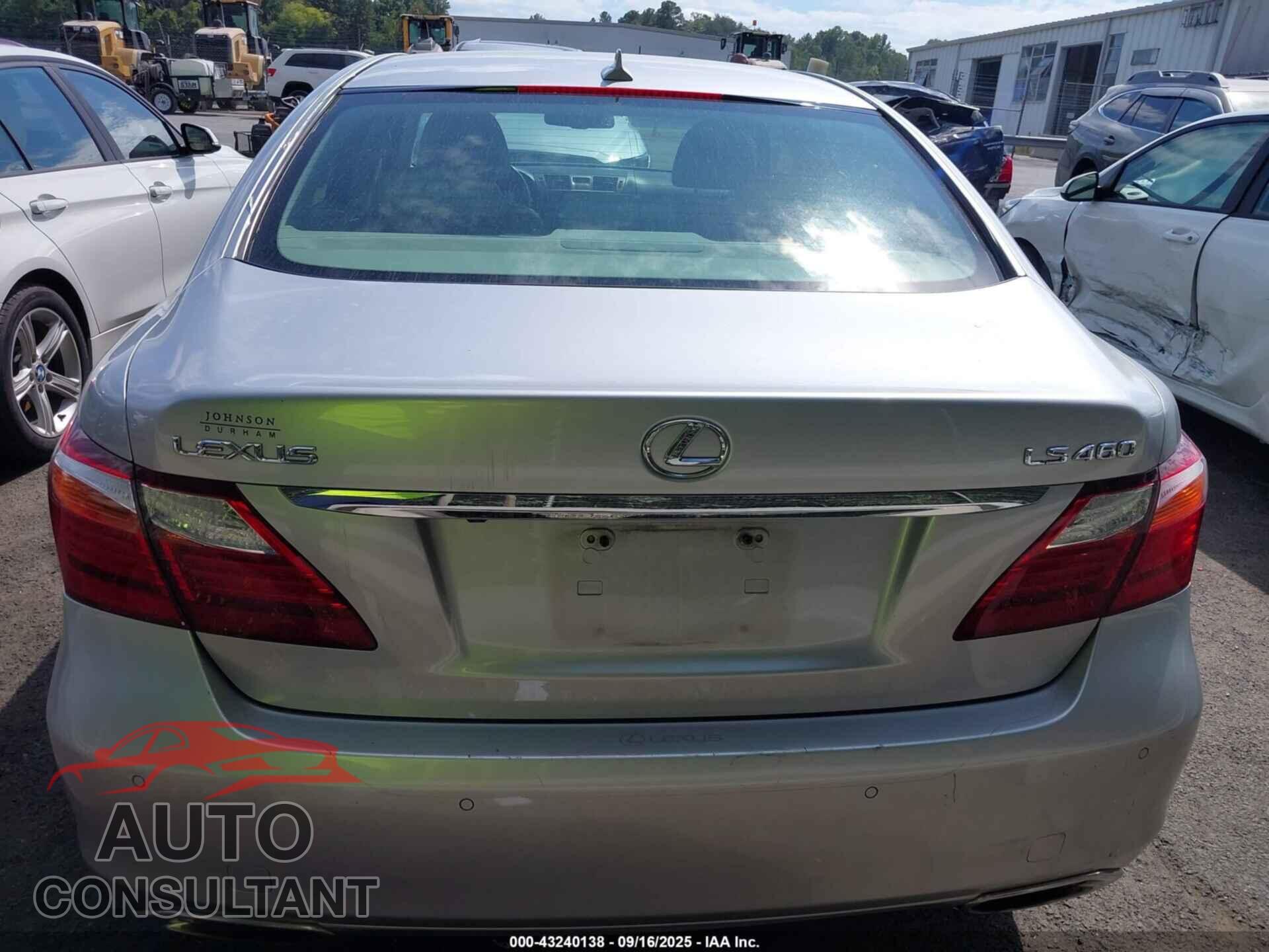LEXUS LS 460 2010 - JTHBL5EF9A5101504