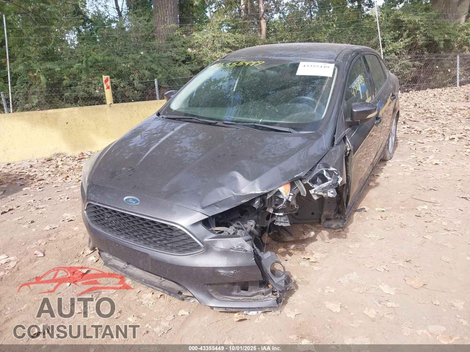 FORD FOCUS 2017 - 1FADP3F2XHL252913