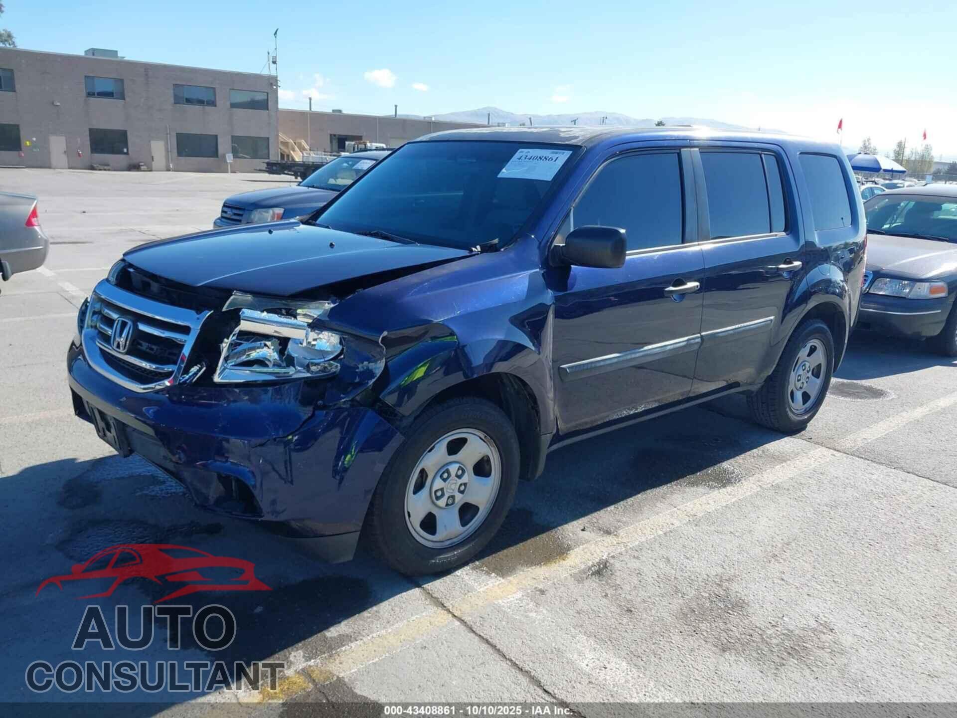 HONDA PILOT 2013 - 5FNYF3H29DB042814