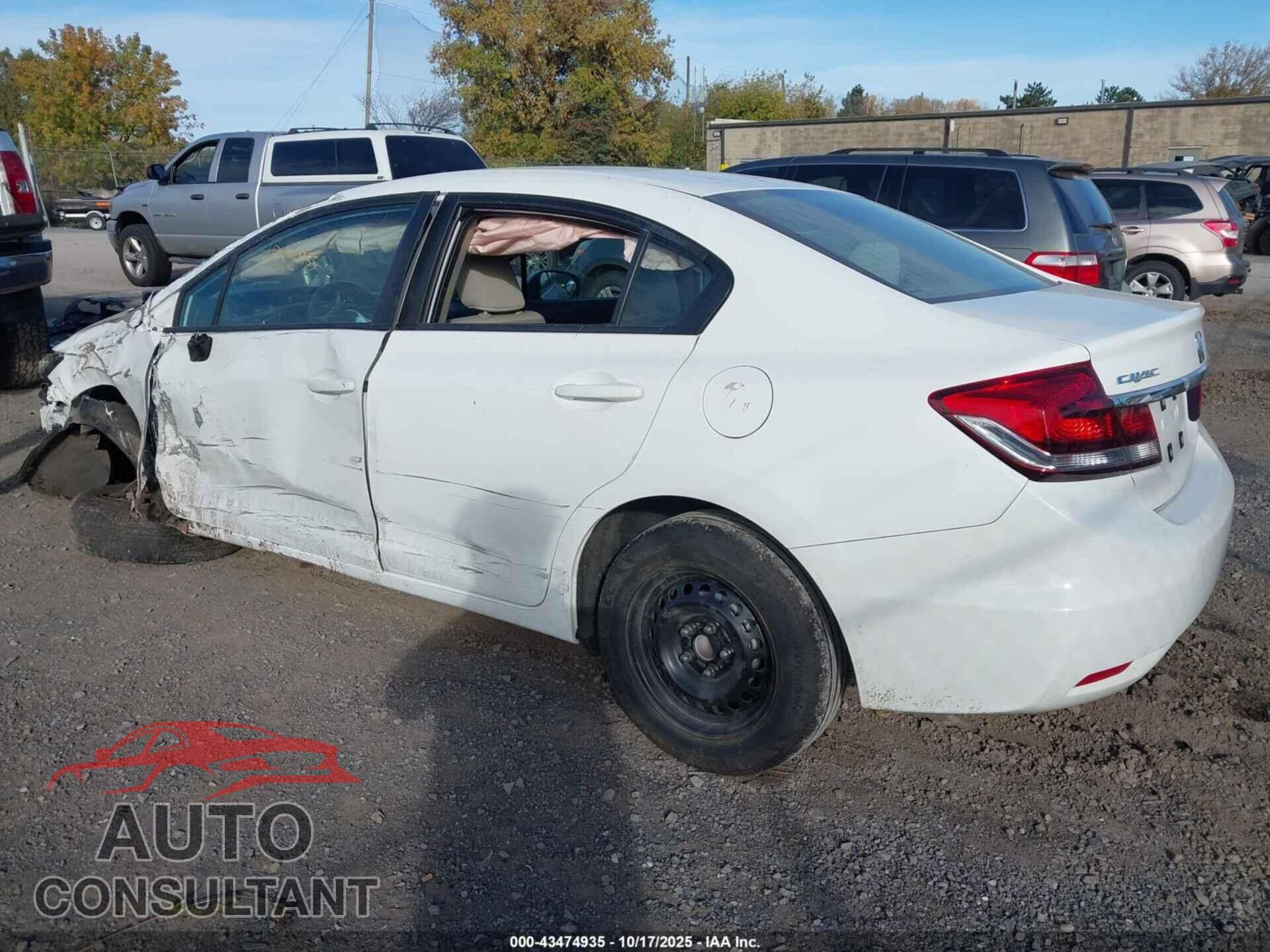 HONDA CIVIC 2014 - 19XFB2F55EE237326