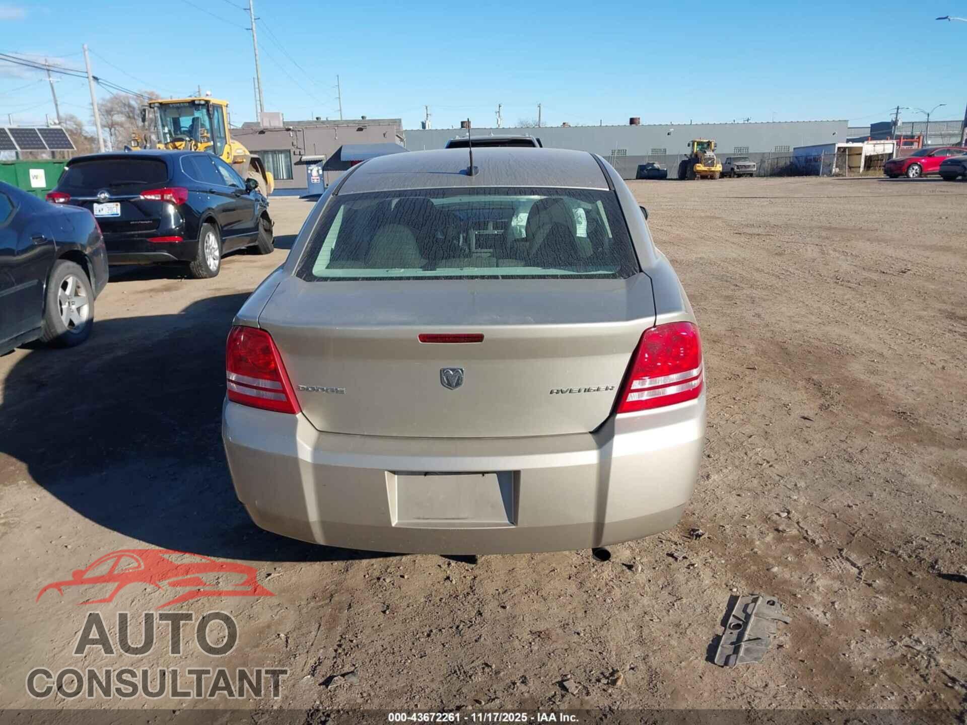 DODGE AVENGER 2009 - 1B3LC46B89N537995