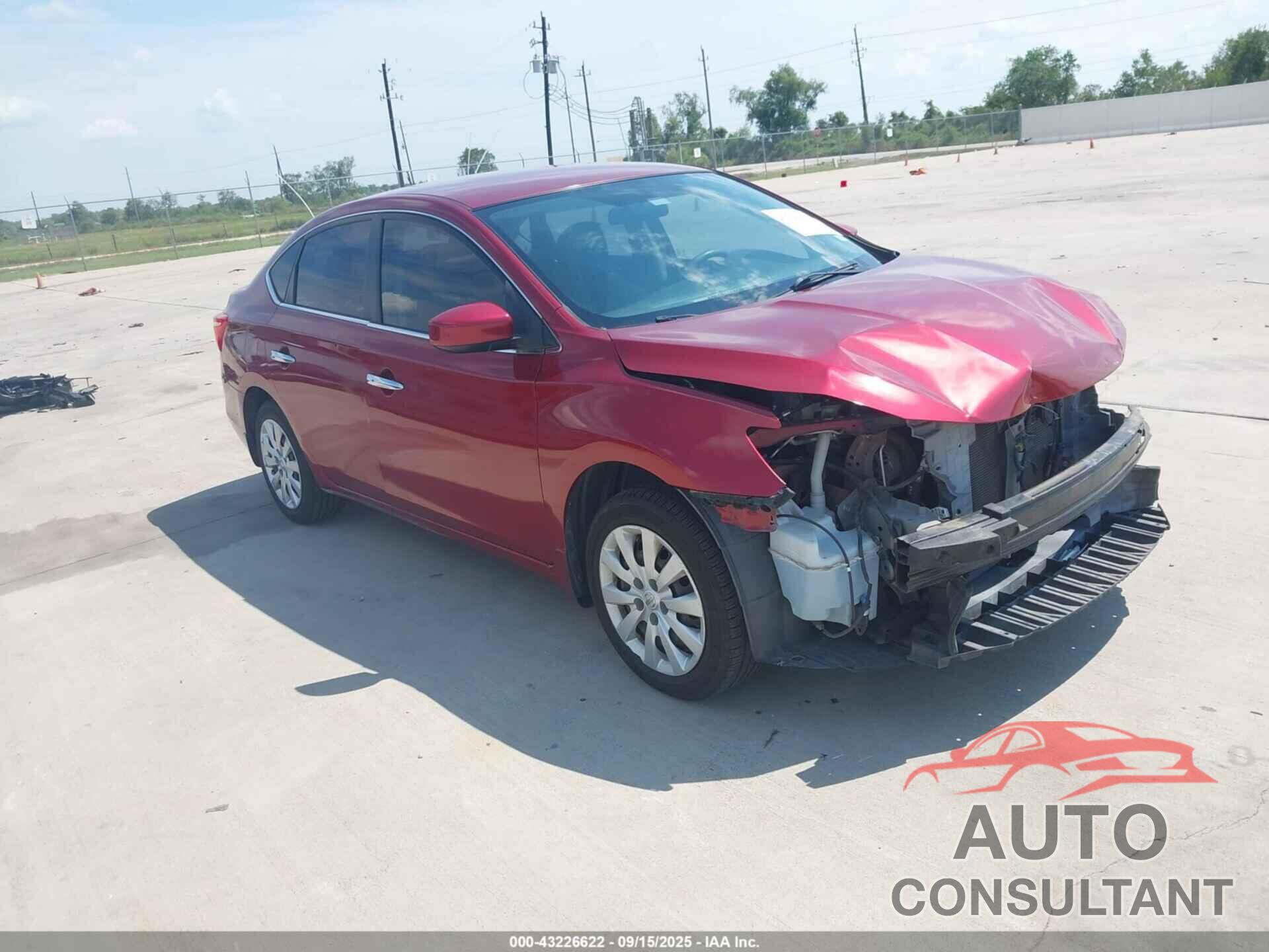 NISSAN SENTRA 2016 - 3N1AB7AP5GY318959