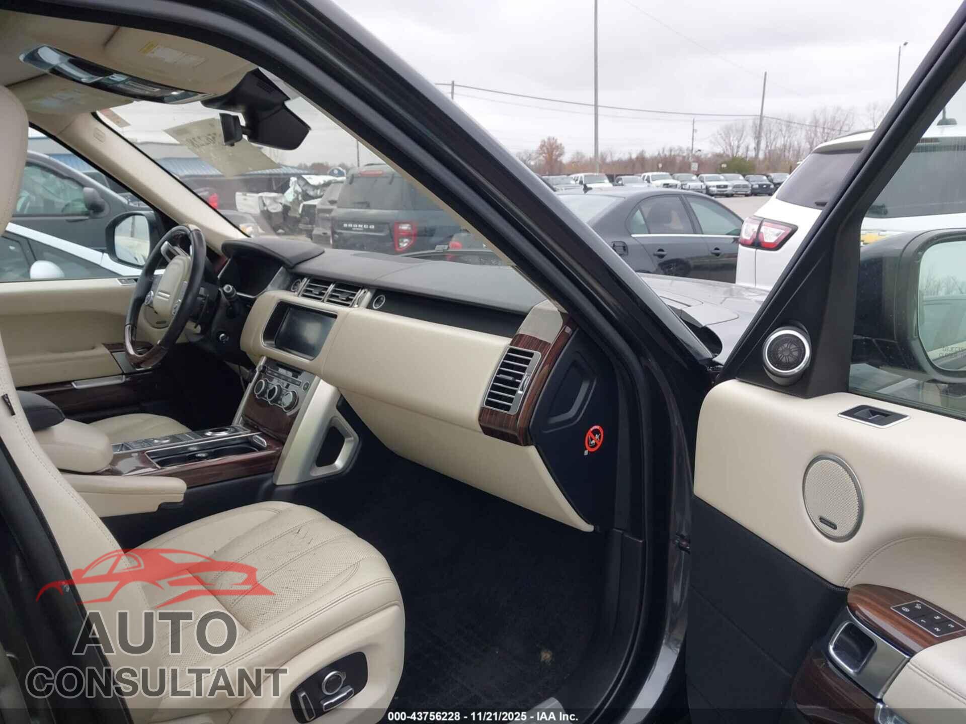 LAND ROVER RANGE ROVER 2017 - SALGS2FV3HA358103