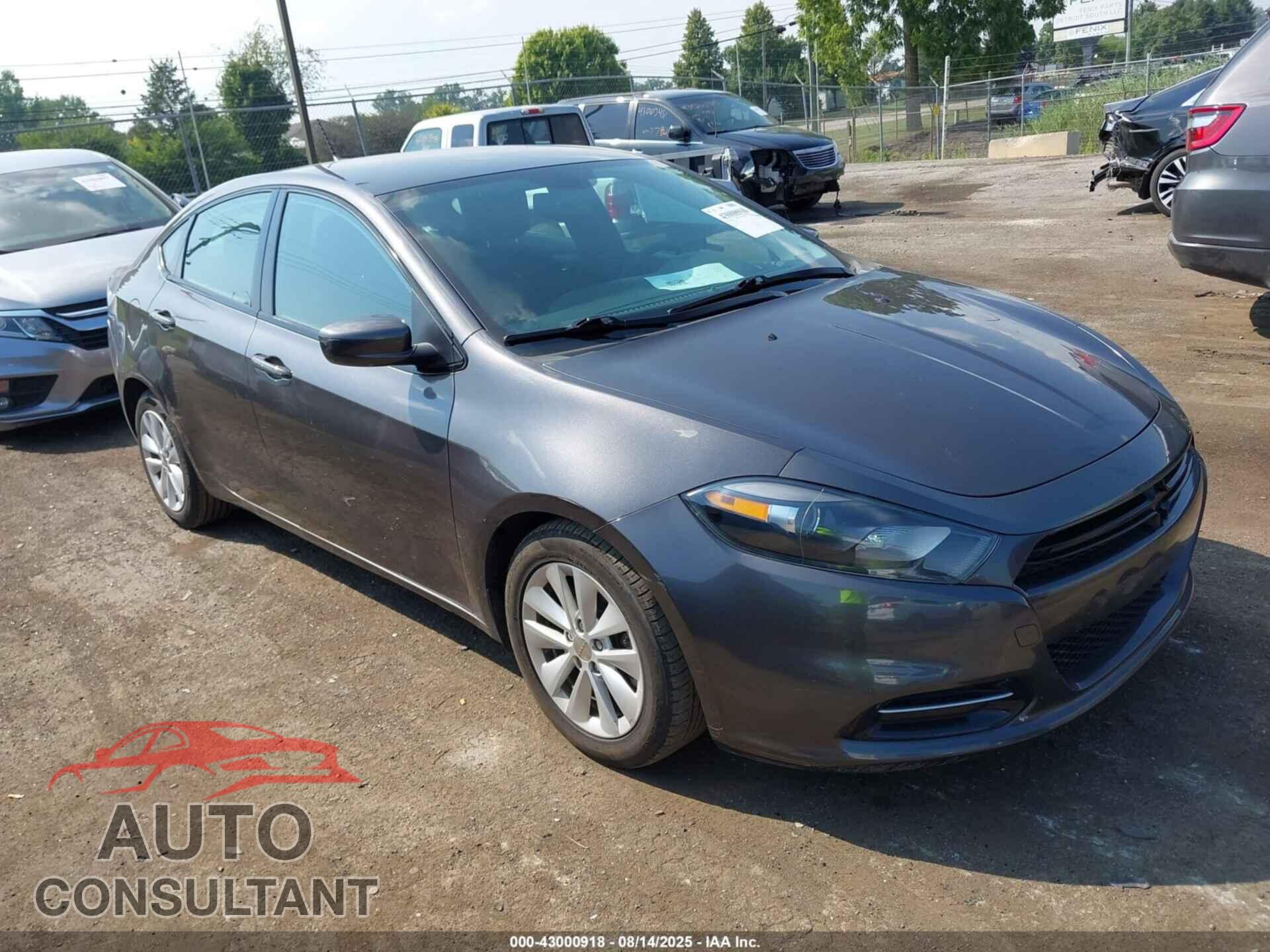 DODGE DART 2014 - 1C3CDFBB8ED877374