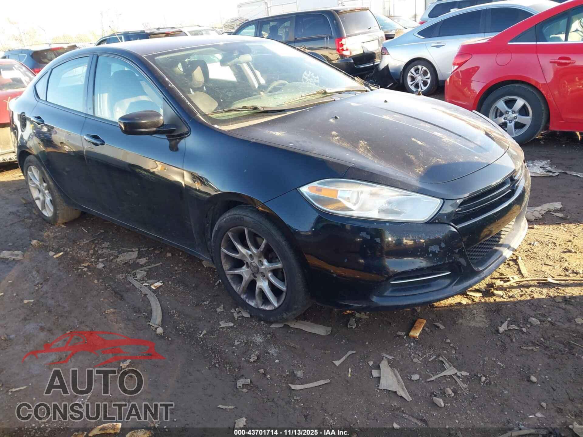 DODGE DART 2013 - 1C3CDFBA3DD211240