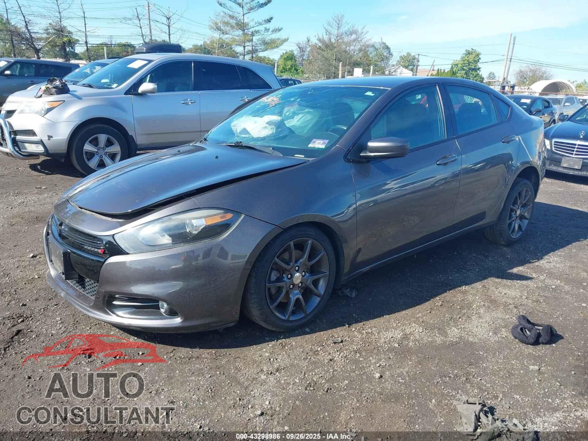 DODGE DART 2015 - 1C3CDFBB3FD301841