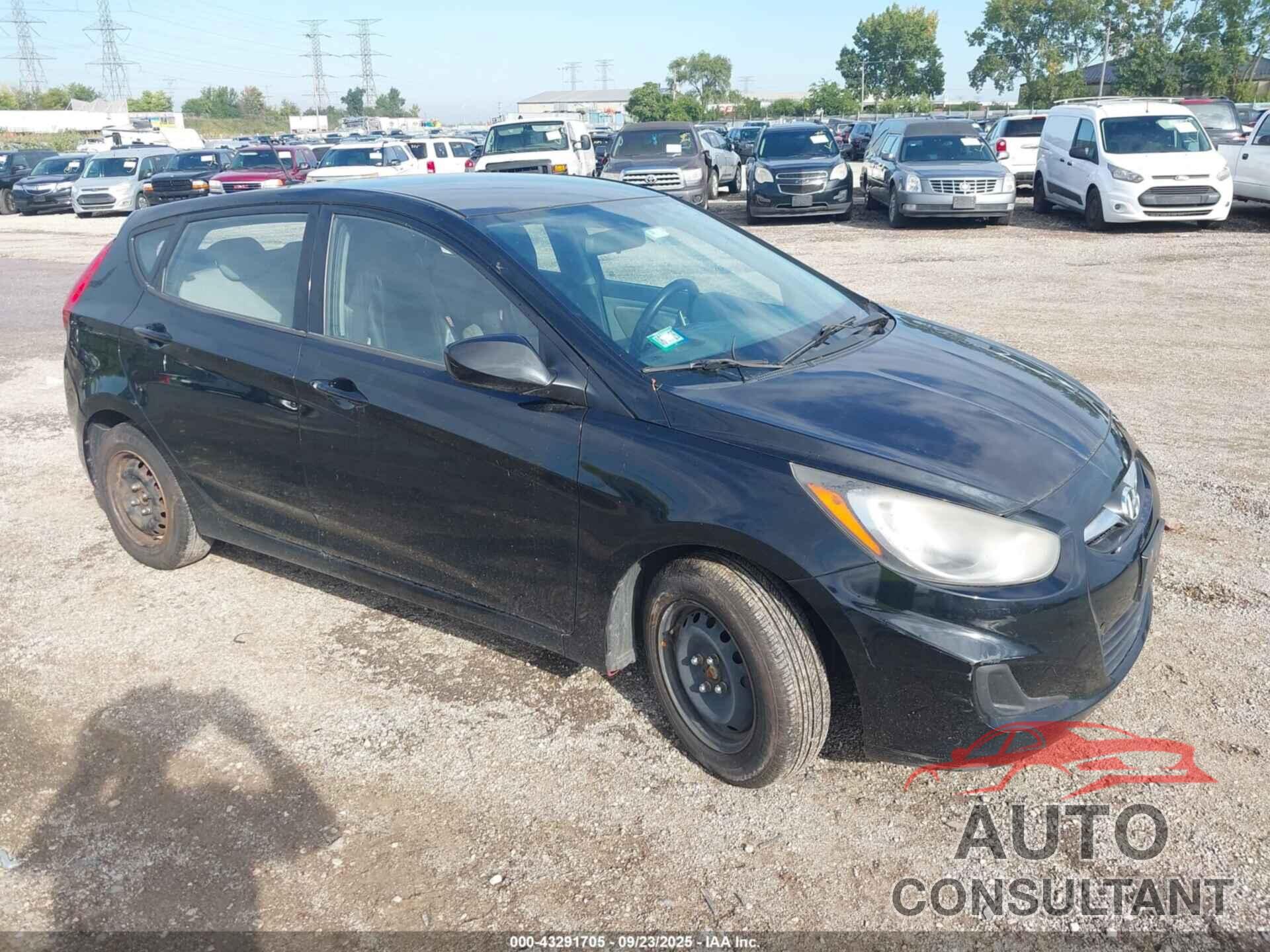HYUNDAI ACCENT 2012 - KMHCT5AE0CU045220