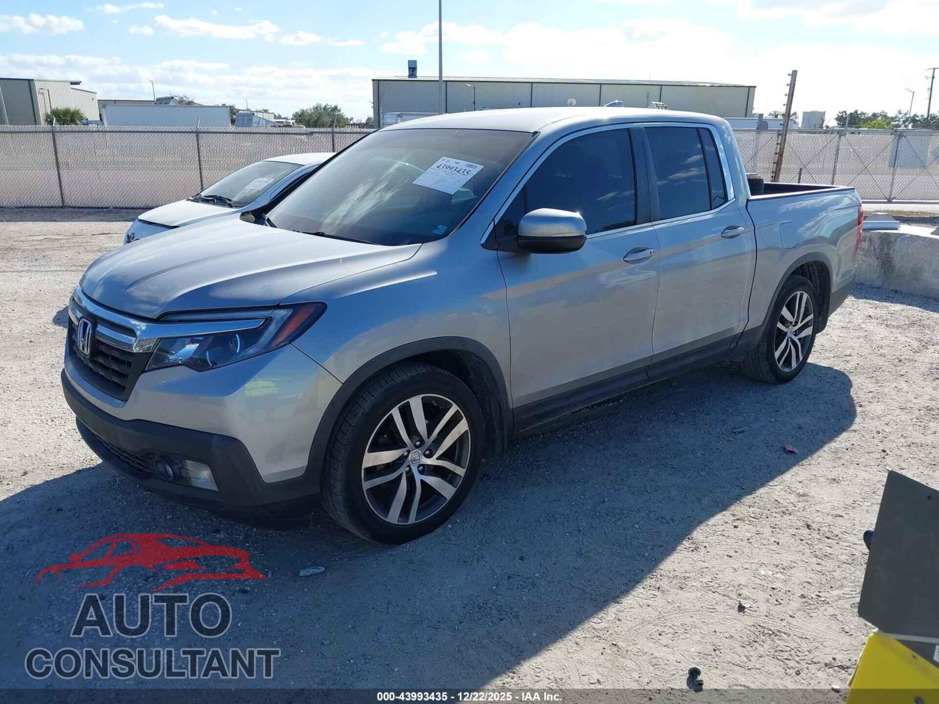 HONDA RIDGELINE 2017 - 5FPYK2F62HB002146