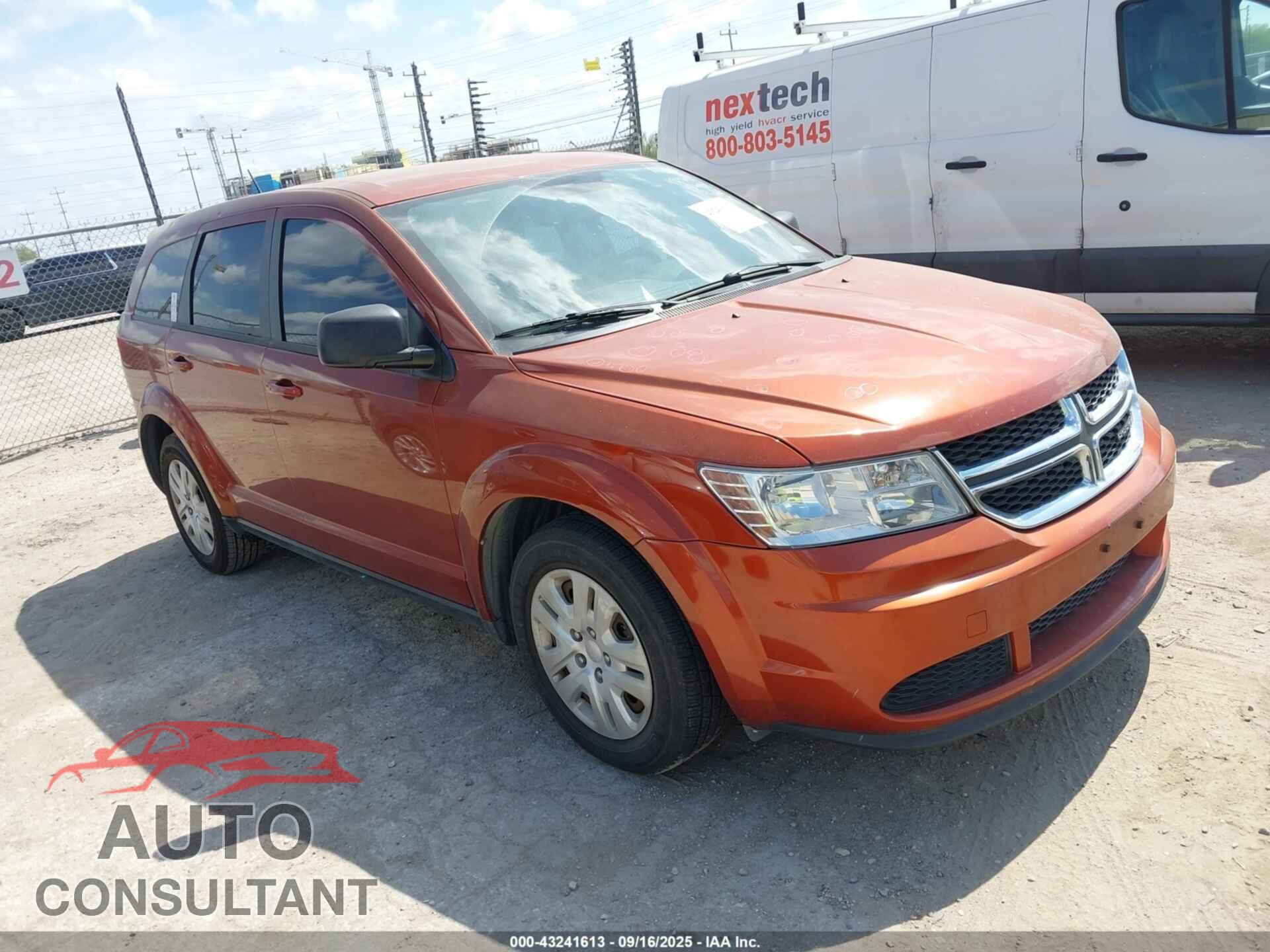 DODGE JOURNEY 2014 - 3C4PDCAB9ET277342