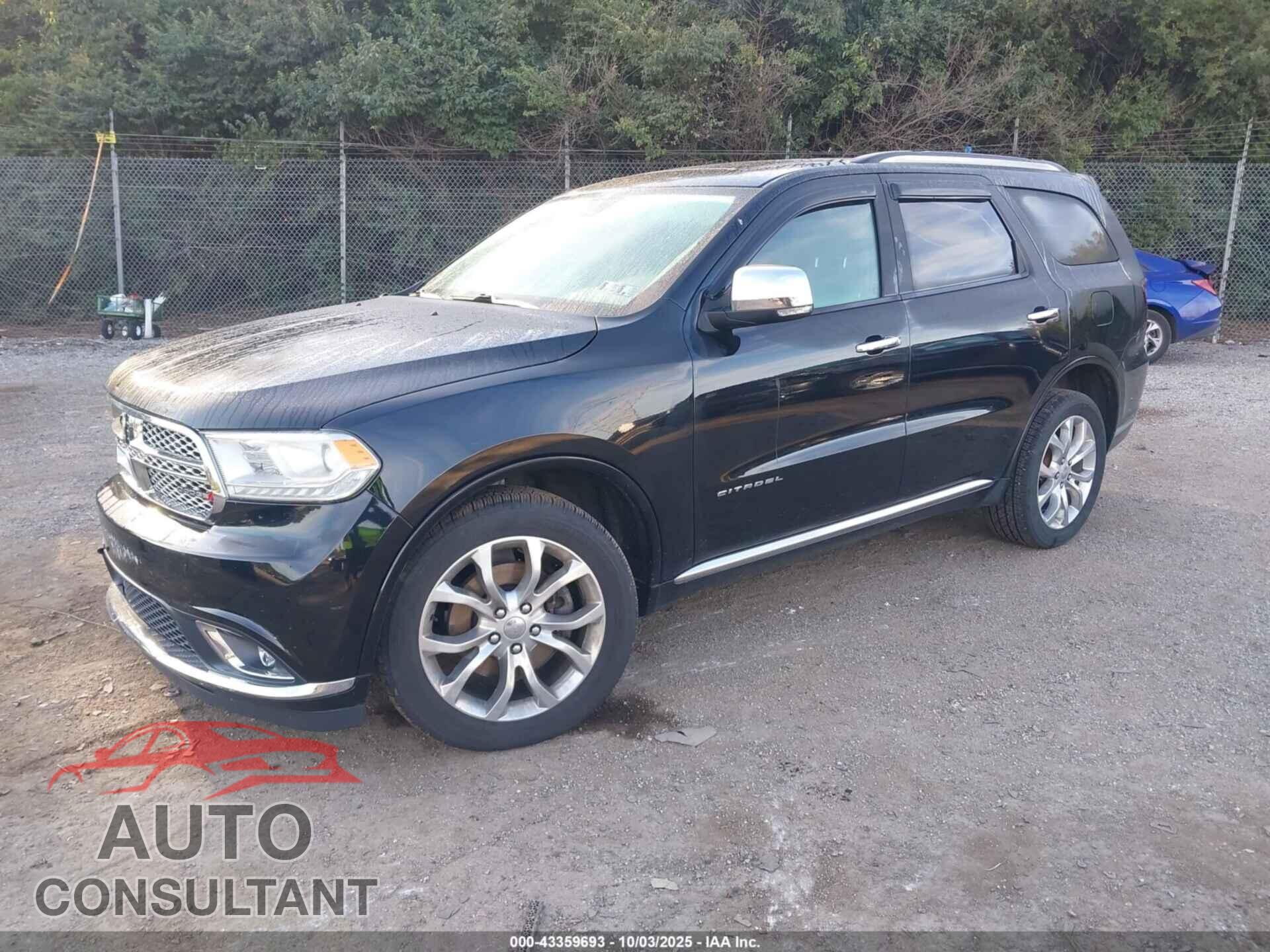 DODGE DURANGO 2017 - 1C4RDJEG1HC677429