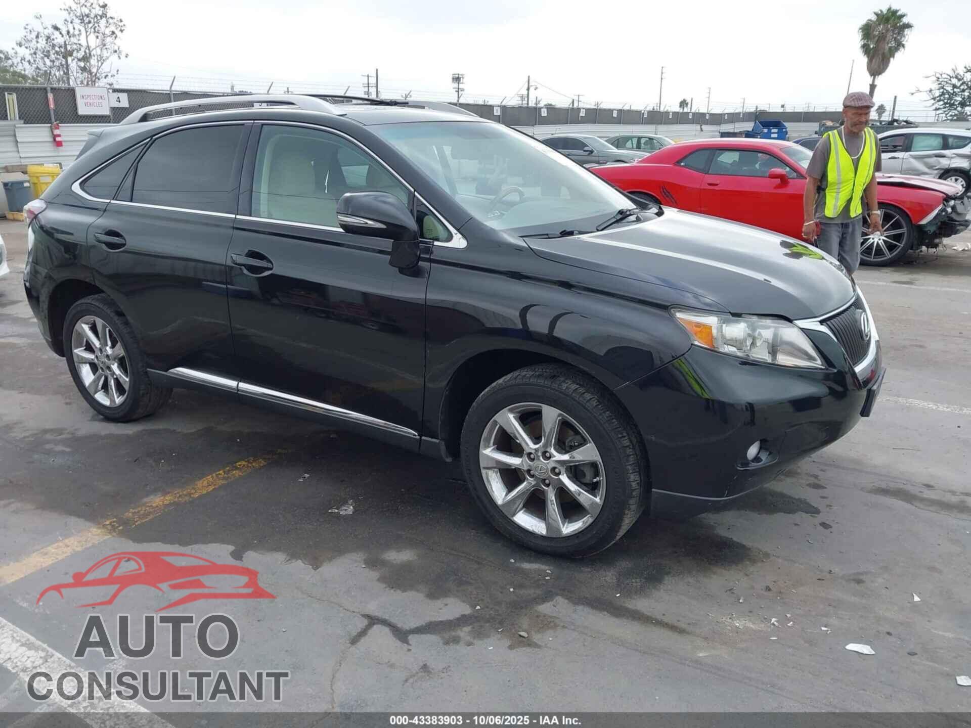 LEXUS RX 350 2011 - 2T2ZK1BA5BC058977