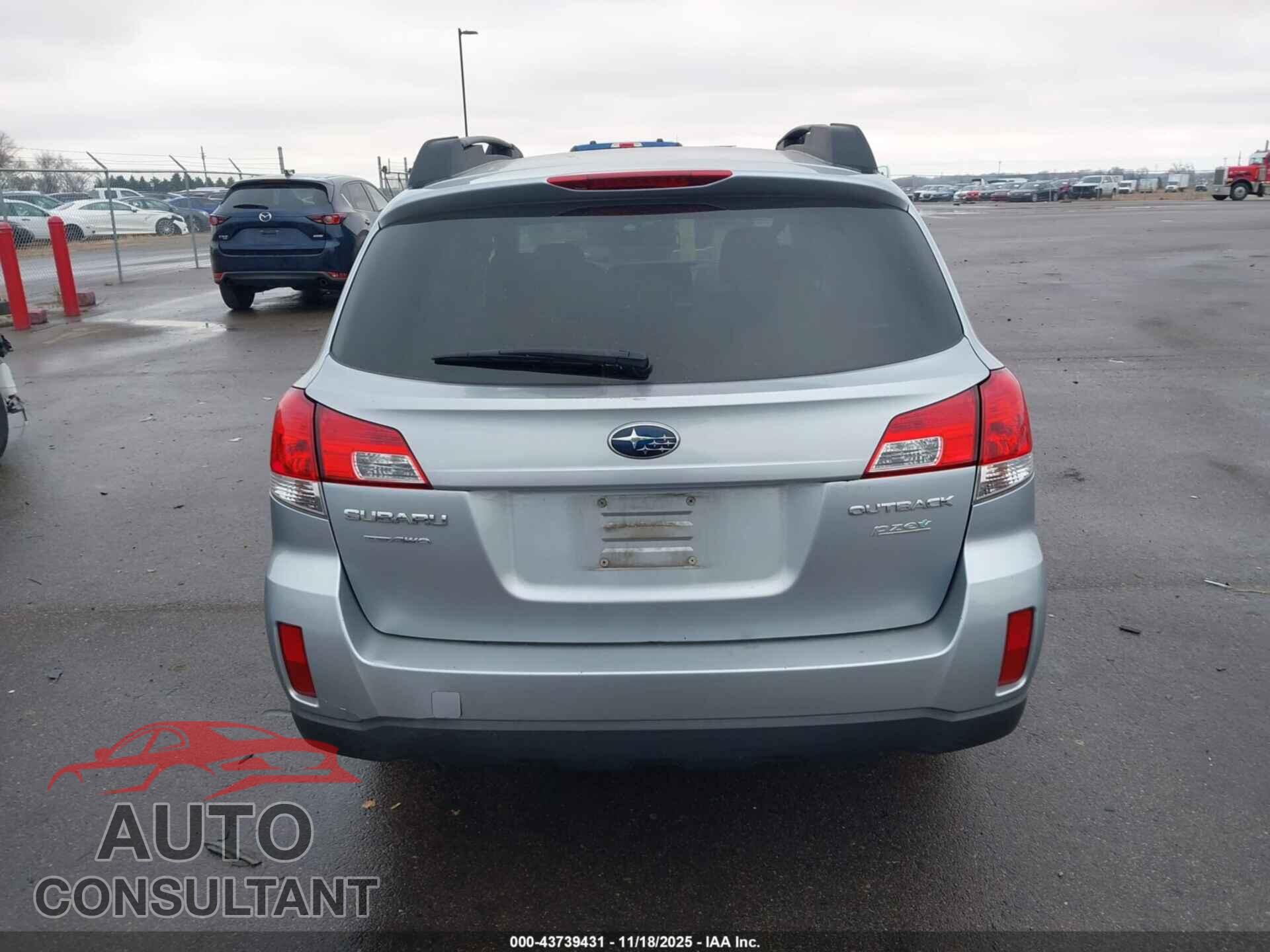SUBARU OUTBACK 2012 - 4S4BRBCC1C3301231