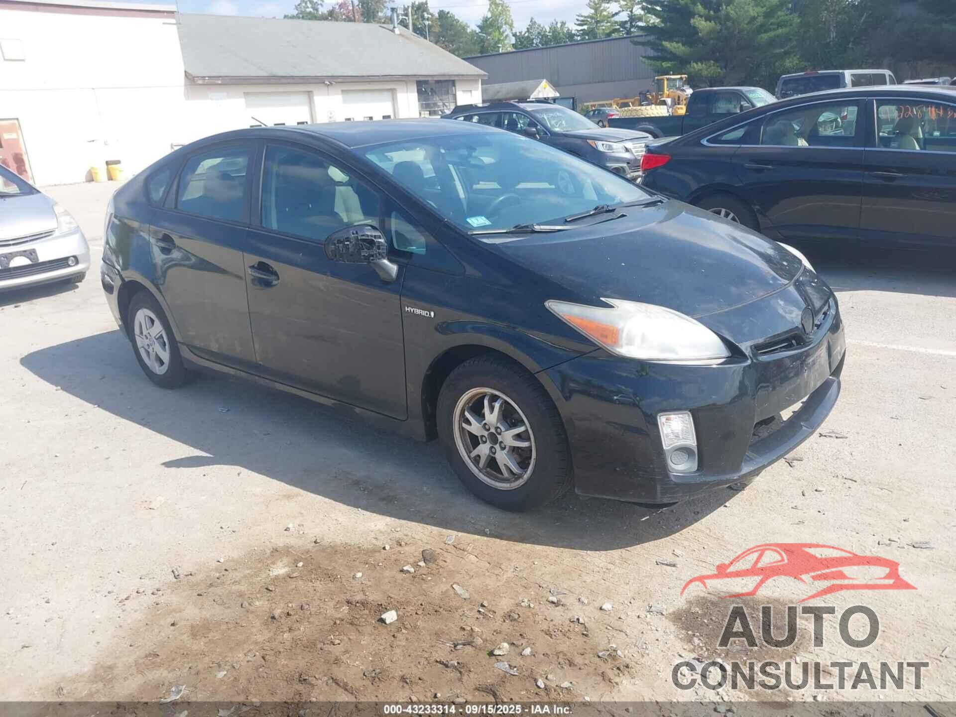 TOYOTA PRIUS 2010 - JTDKN3DUXA0040211