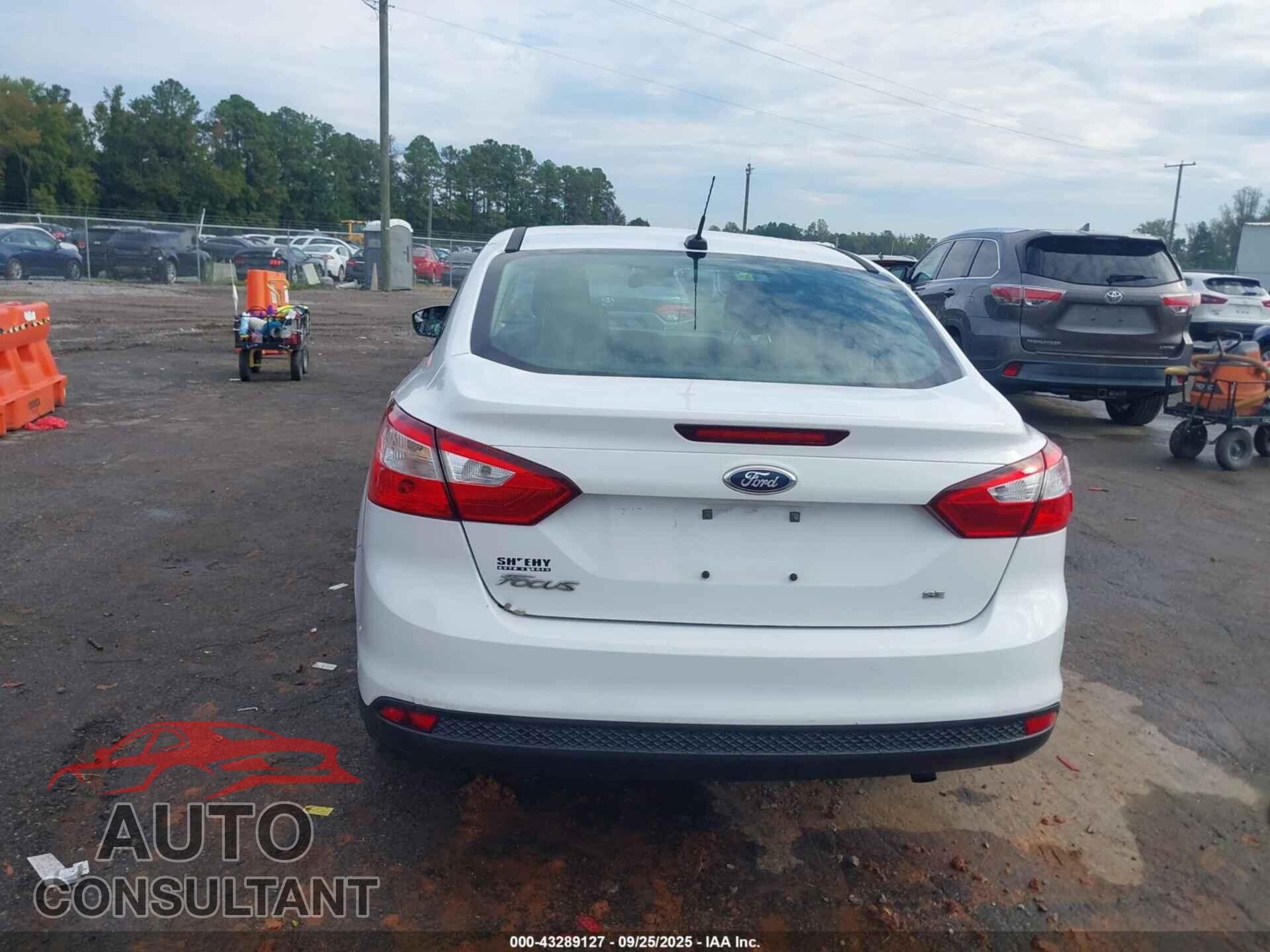 FORD FOCUS 2012 - 1FAHP3F26CL310302