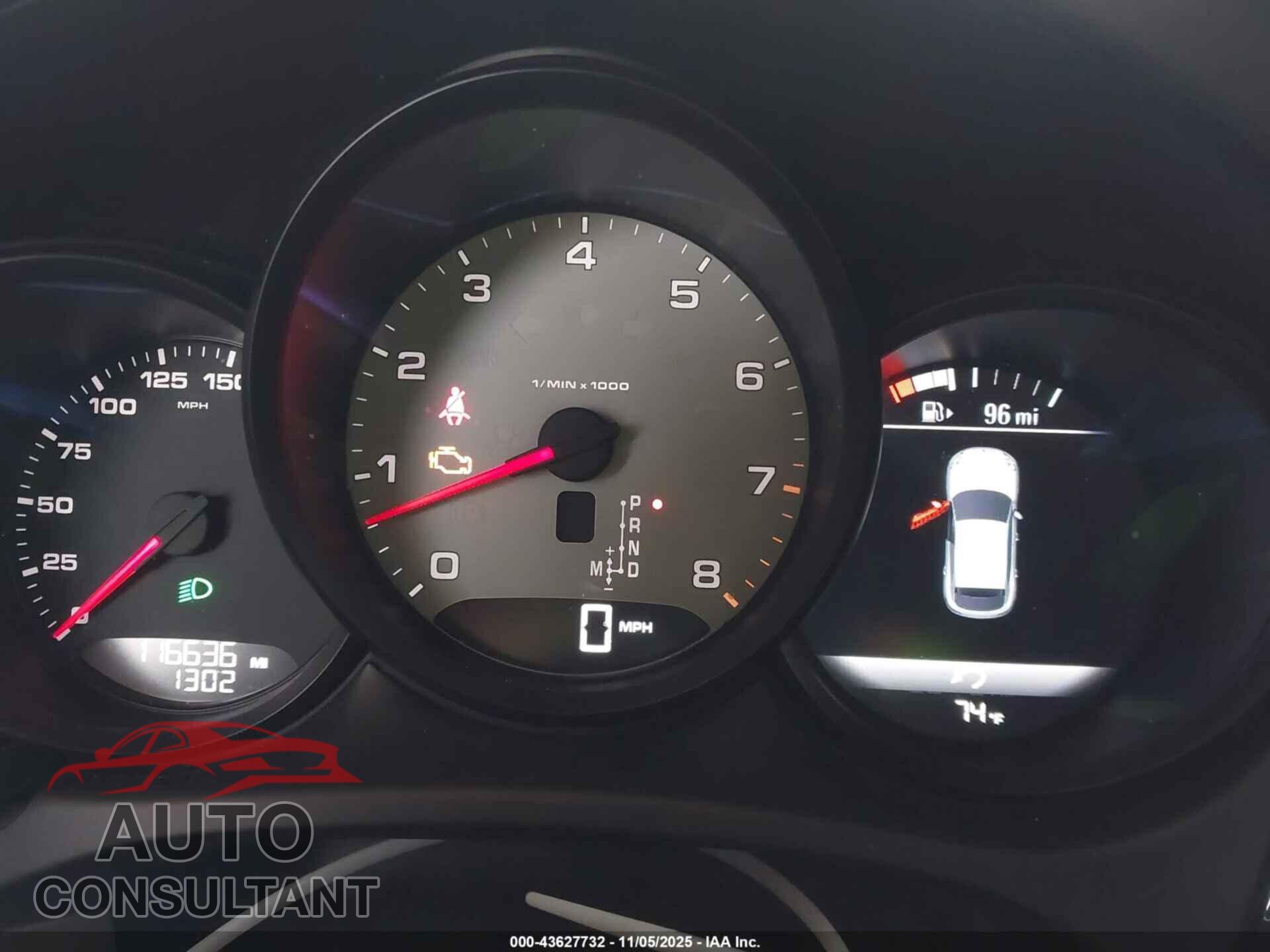 PORSCHE MACAN 2015 - WP1AB2A5XFLB72692