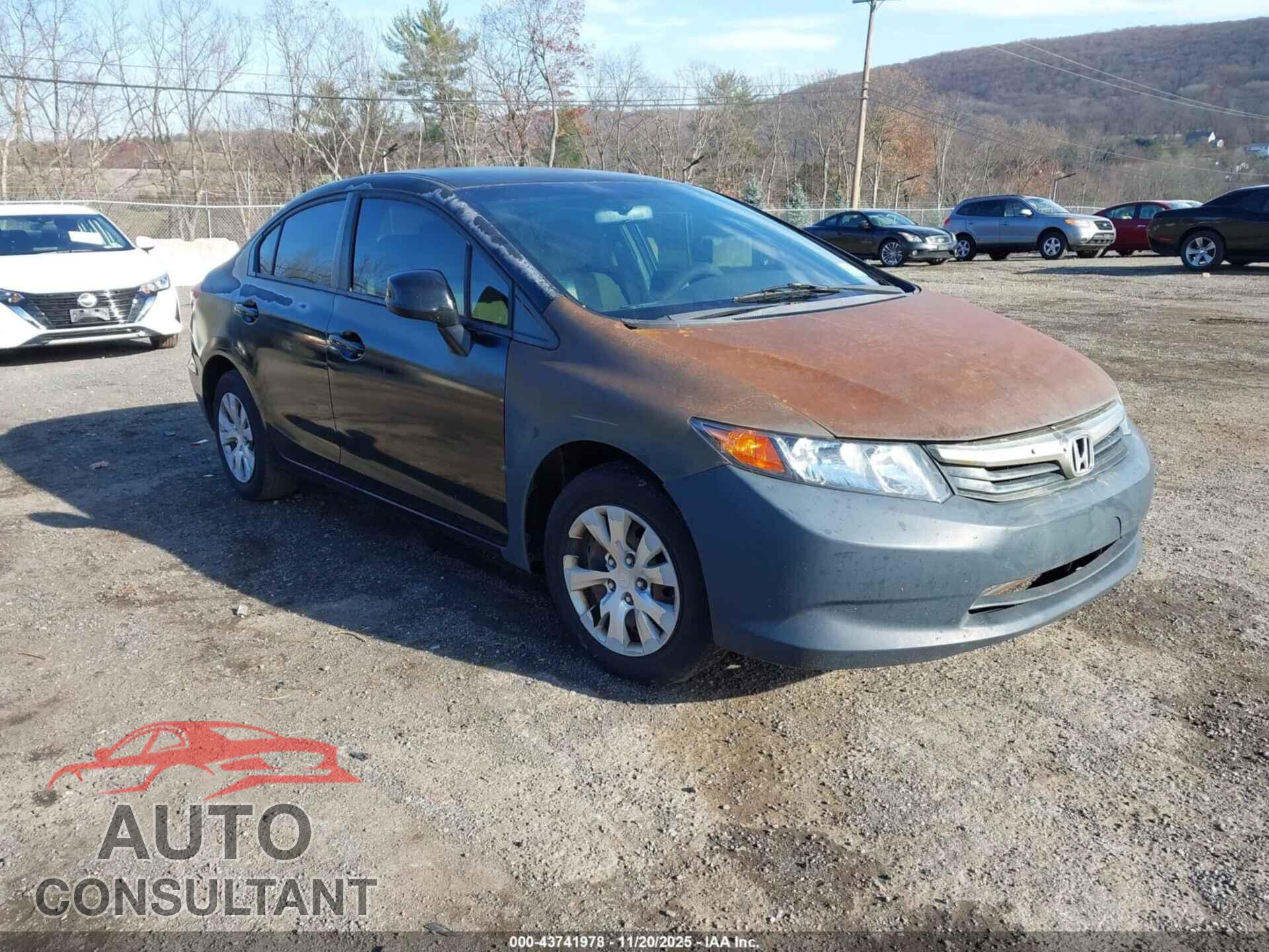 HONDA CIVIC 2012 - 2HGFB2F56CH603717