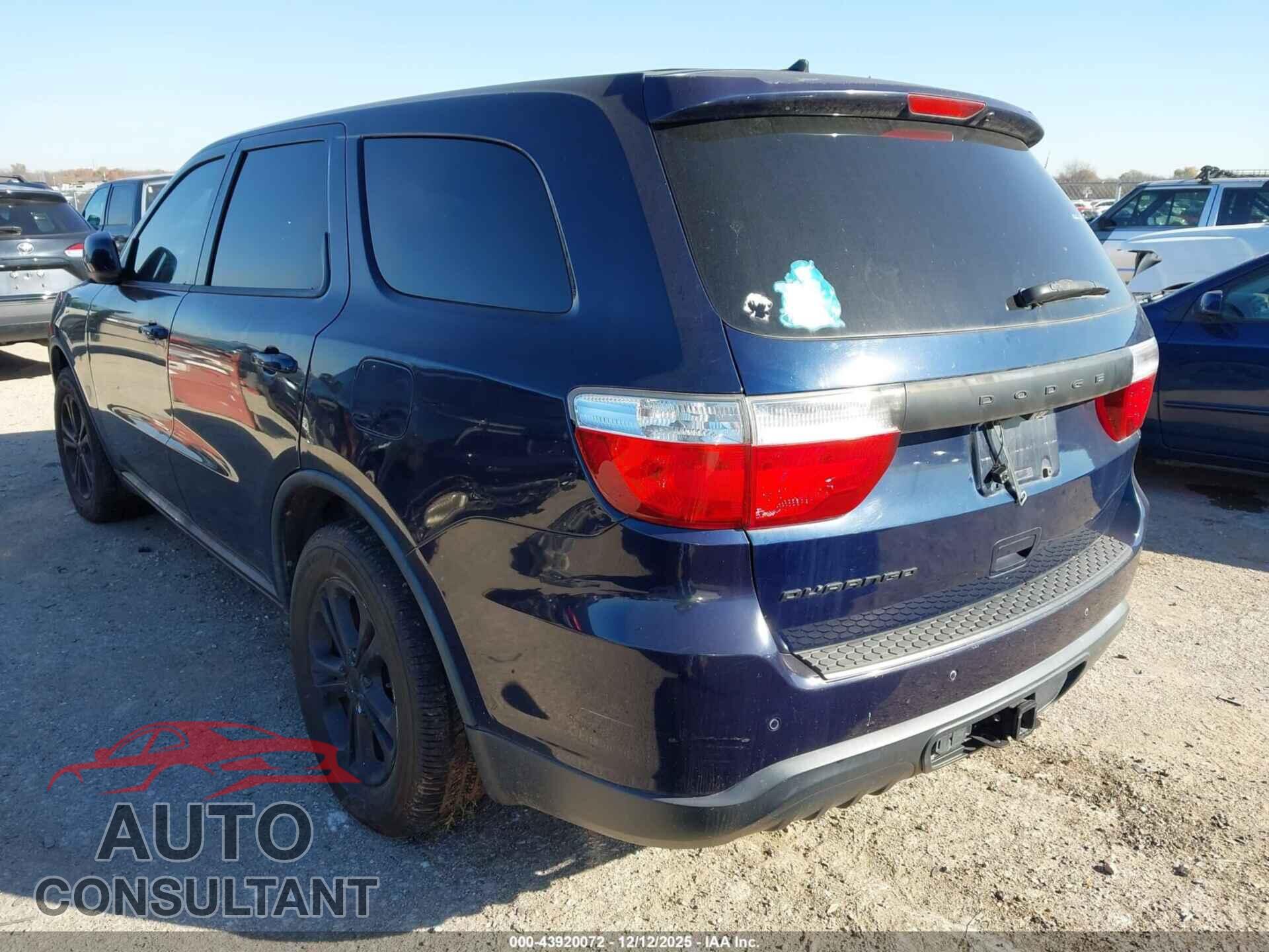 DODGE DURANGO 2013 - 1C4RDHAG1DC500243