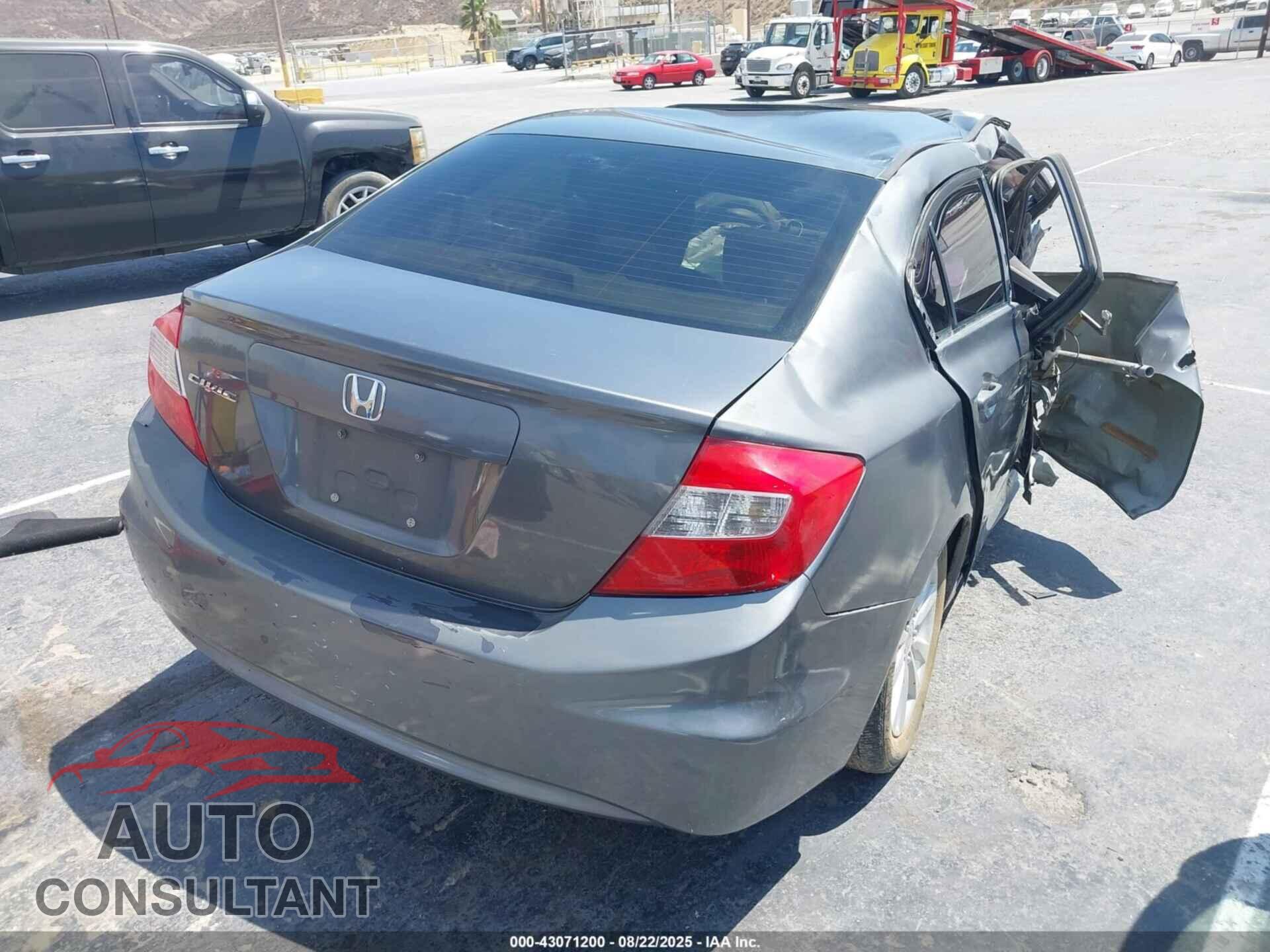 HONDA CIVIC 2012 - 19XFB2F83CE380248