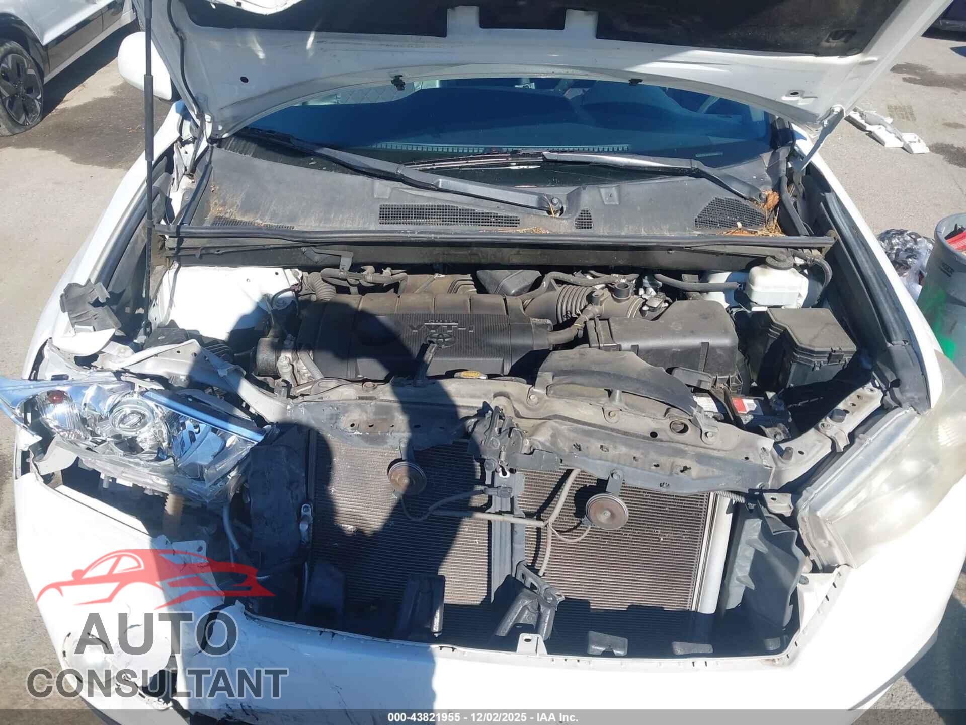 TOYOTA HIGHLANDER 2013 - 5TDZA3EH8DS039894
