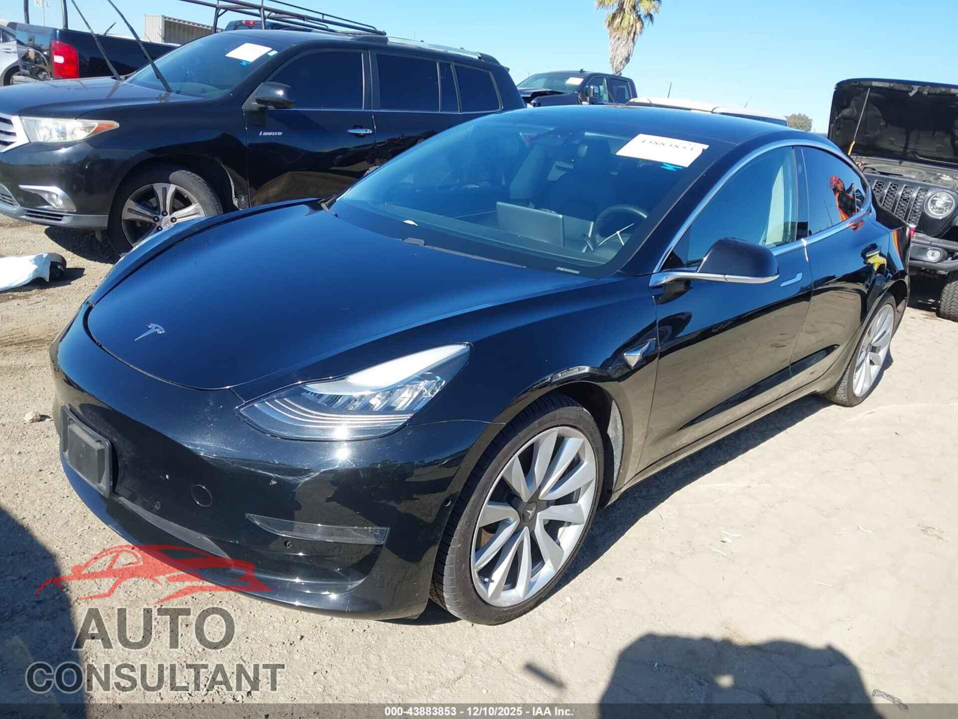 TESLA MODEL 3 2019 - 5YJ3E1EA9KF425324